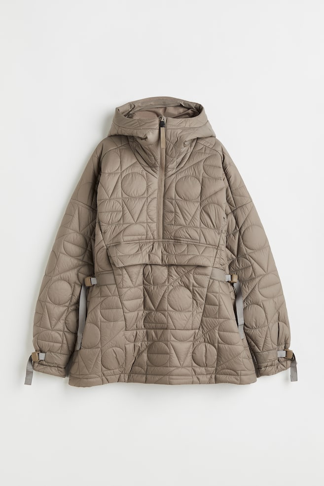 THERMOLITE® quilted popover jacket - Beige - 1