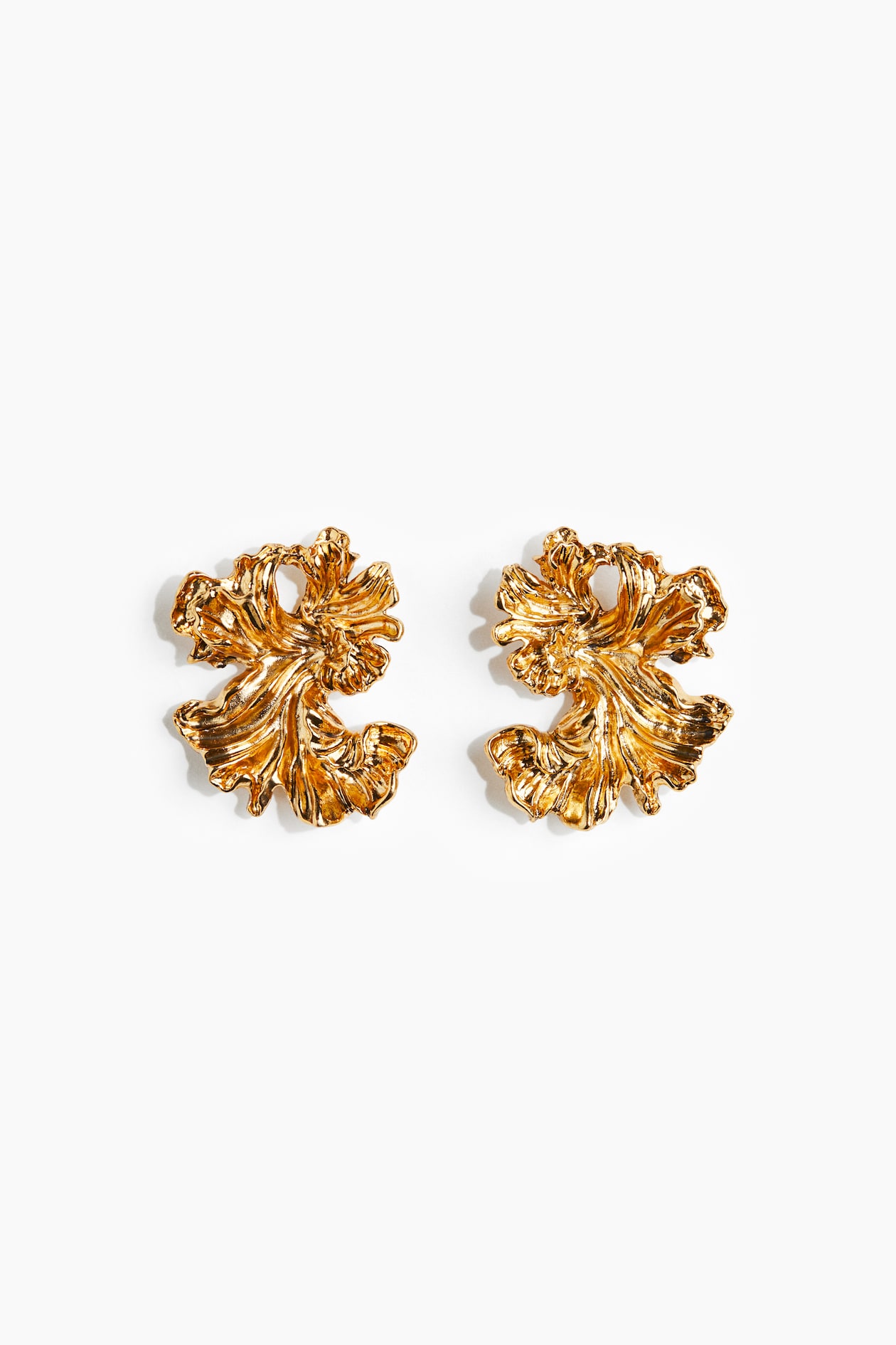 Boucles d'oreilles au design organique - Bronze - FEMME | H&M FR