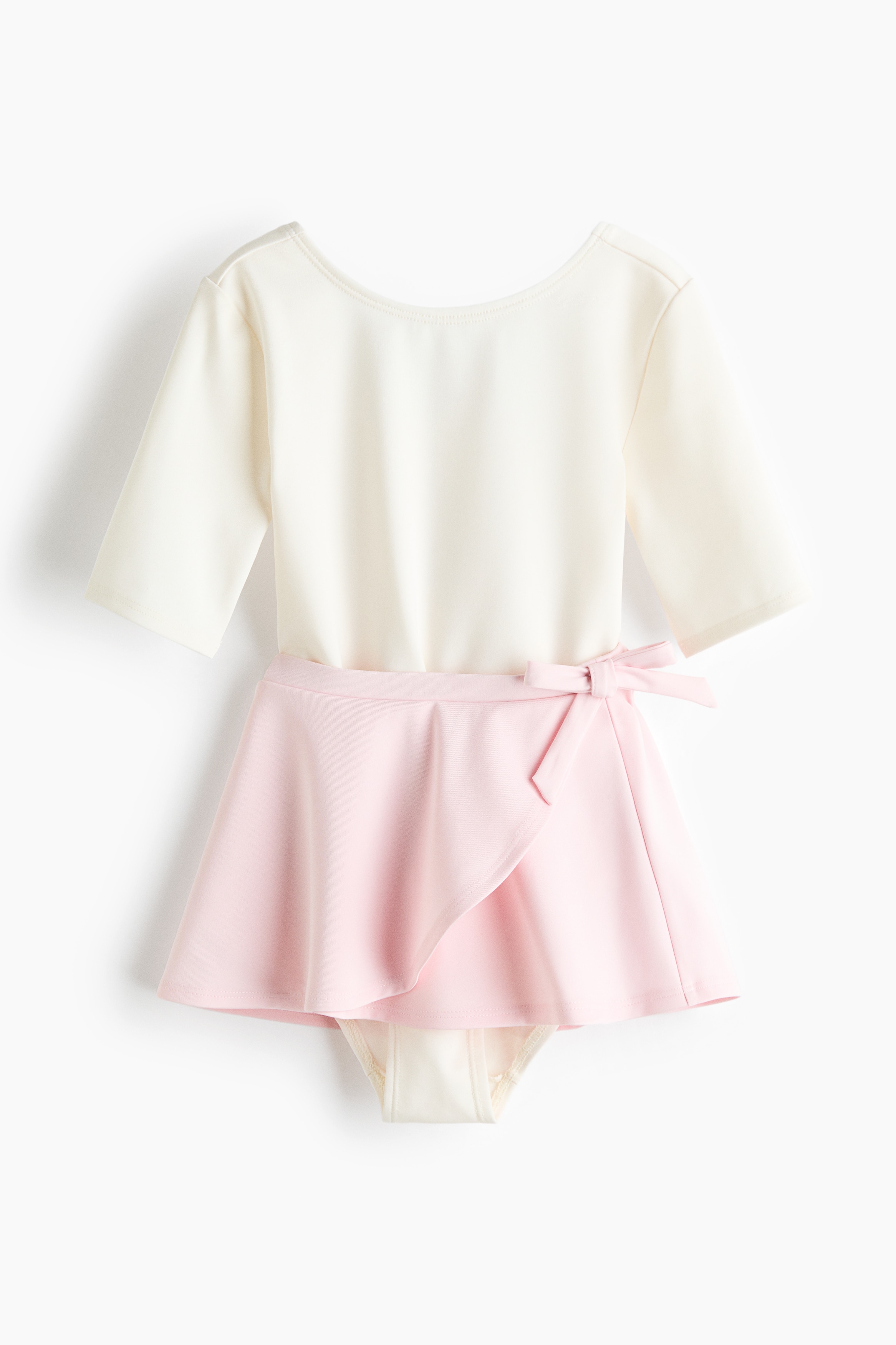 Conjunto de body y falda - Marfil/Rosa claro/Negro/Rosa claro