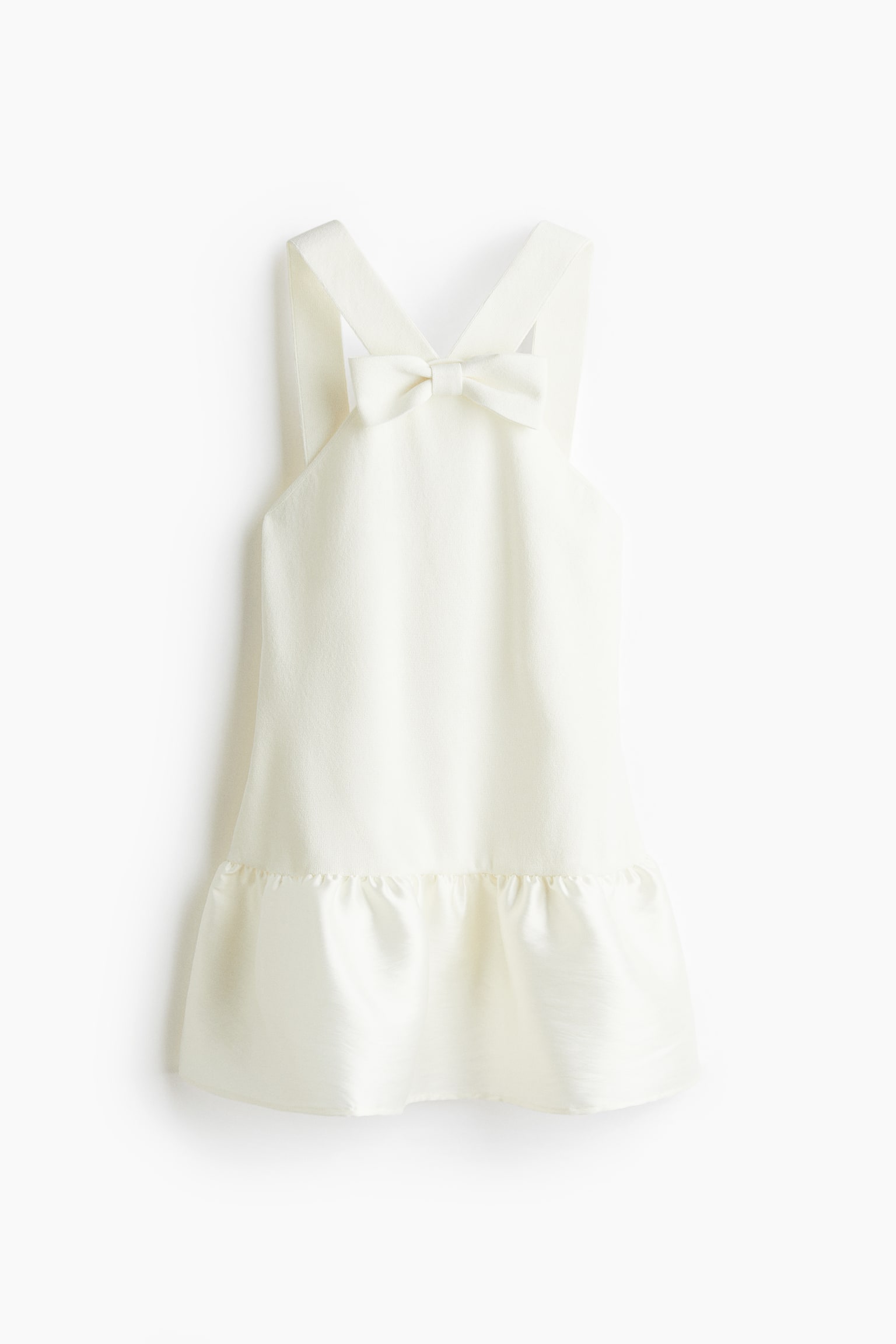 Top avec nœud - Crème/Noir - 1