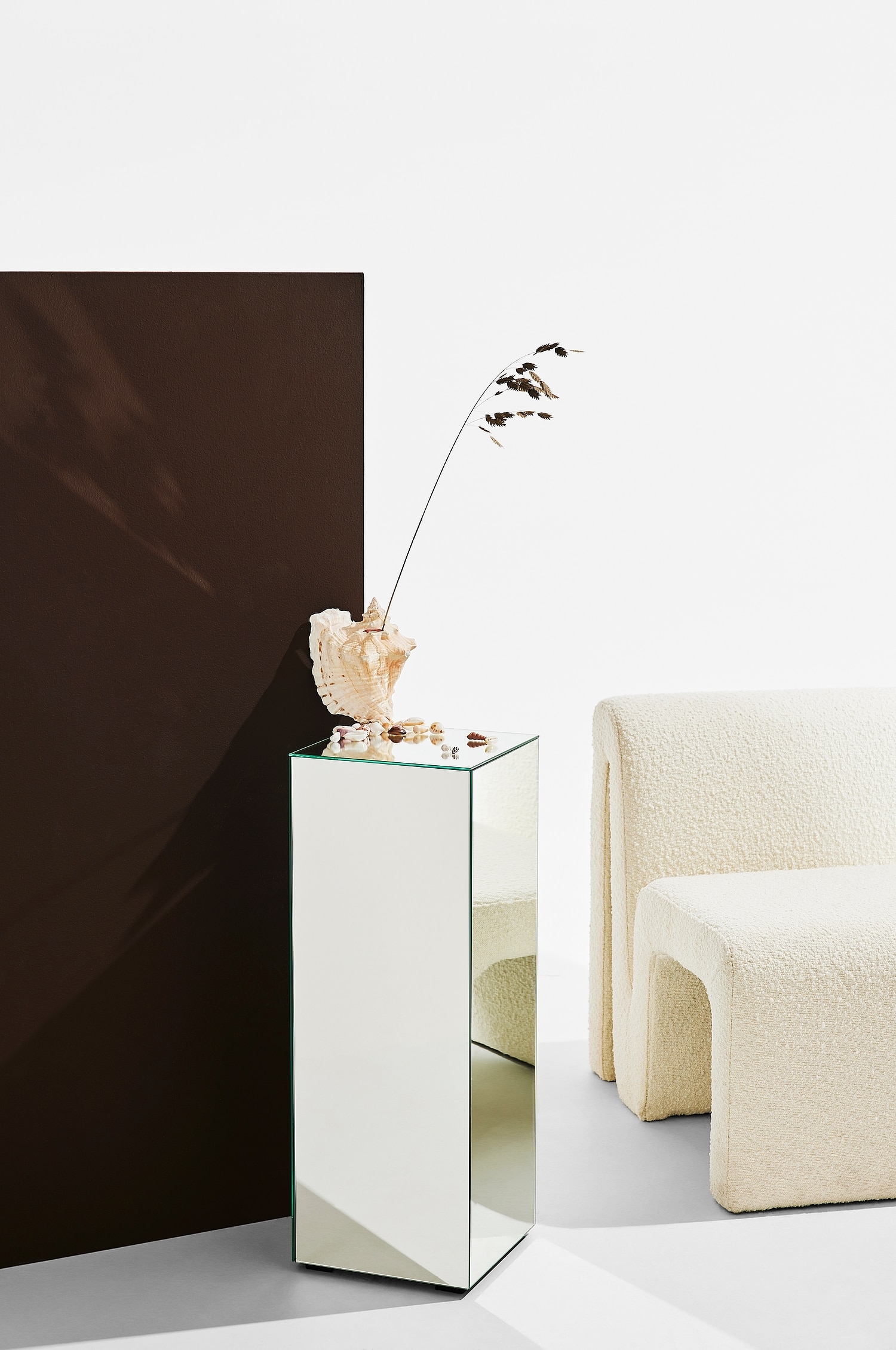 Ponti Piedestal I Spejlglas - Spejlglas