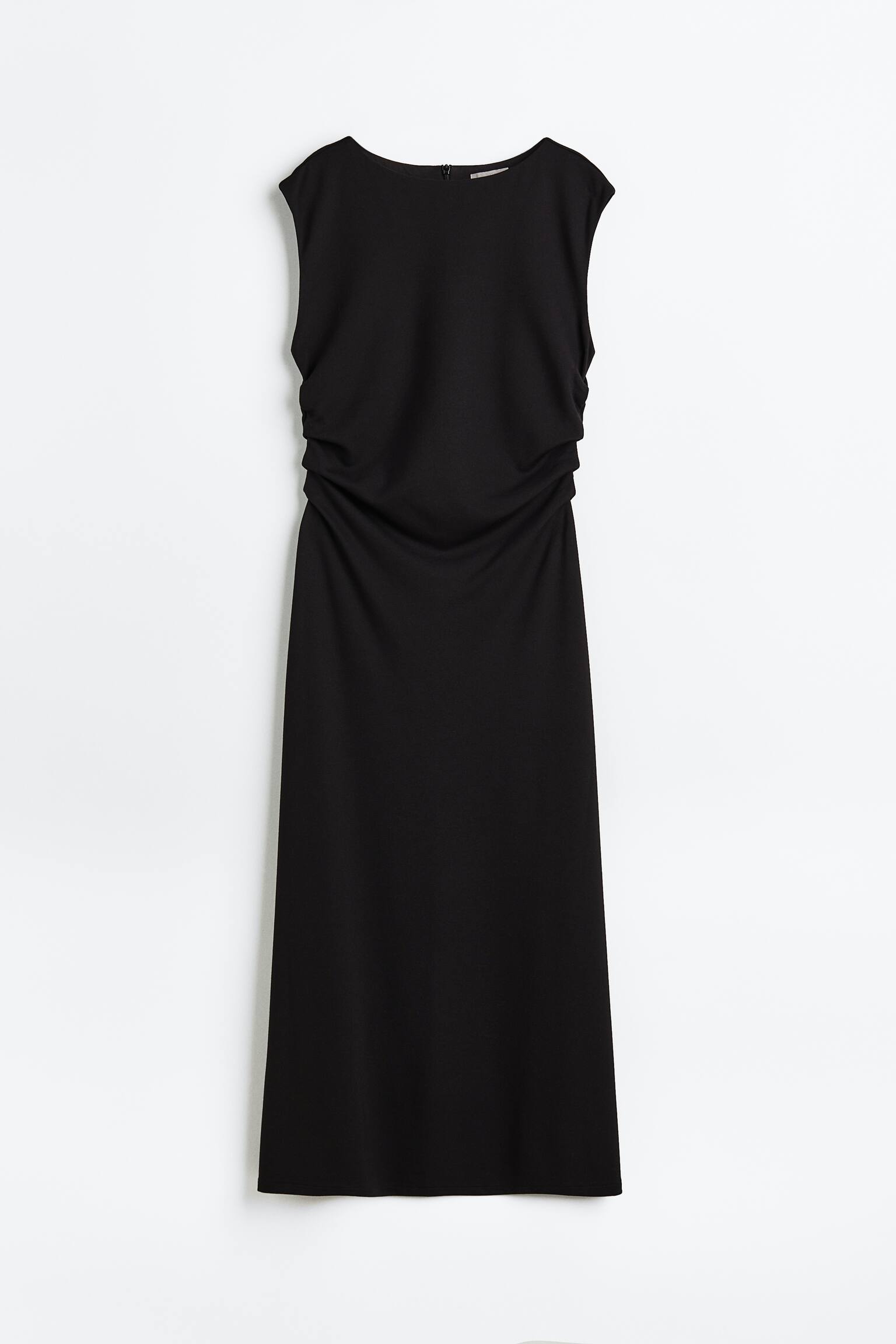 Gathered dress - Black