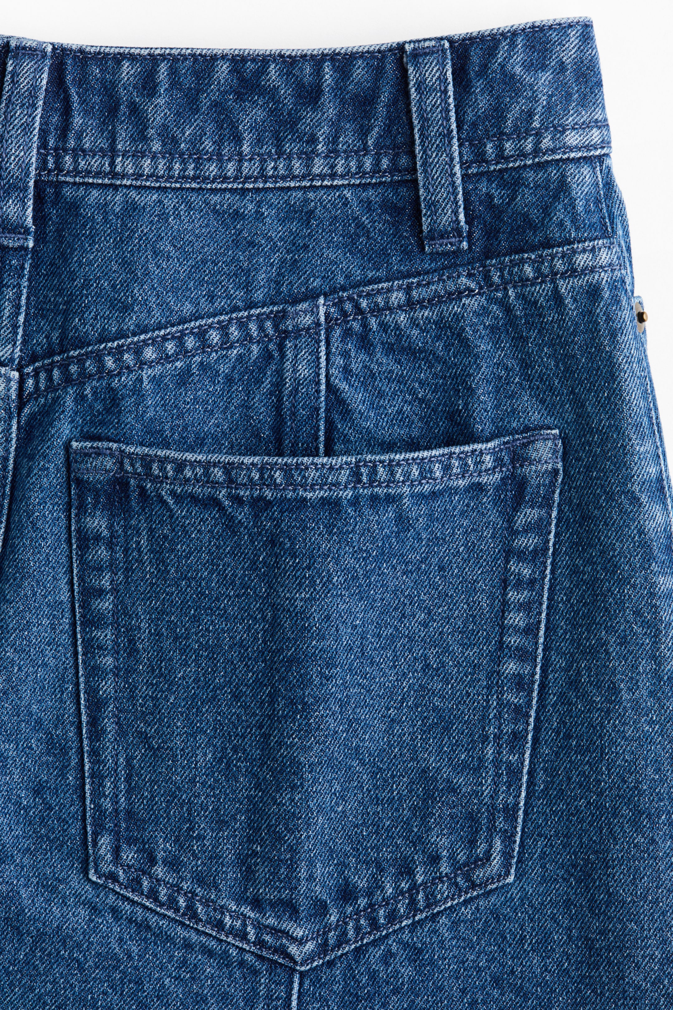 拡大画像を表示: ツイルフレアスカート - デニムブルー - レディース | H&M JP 6