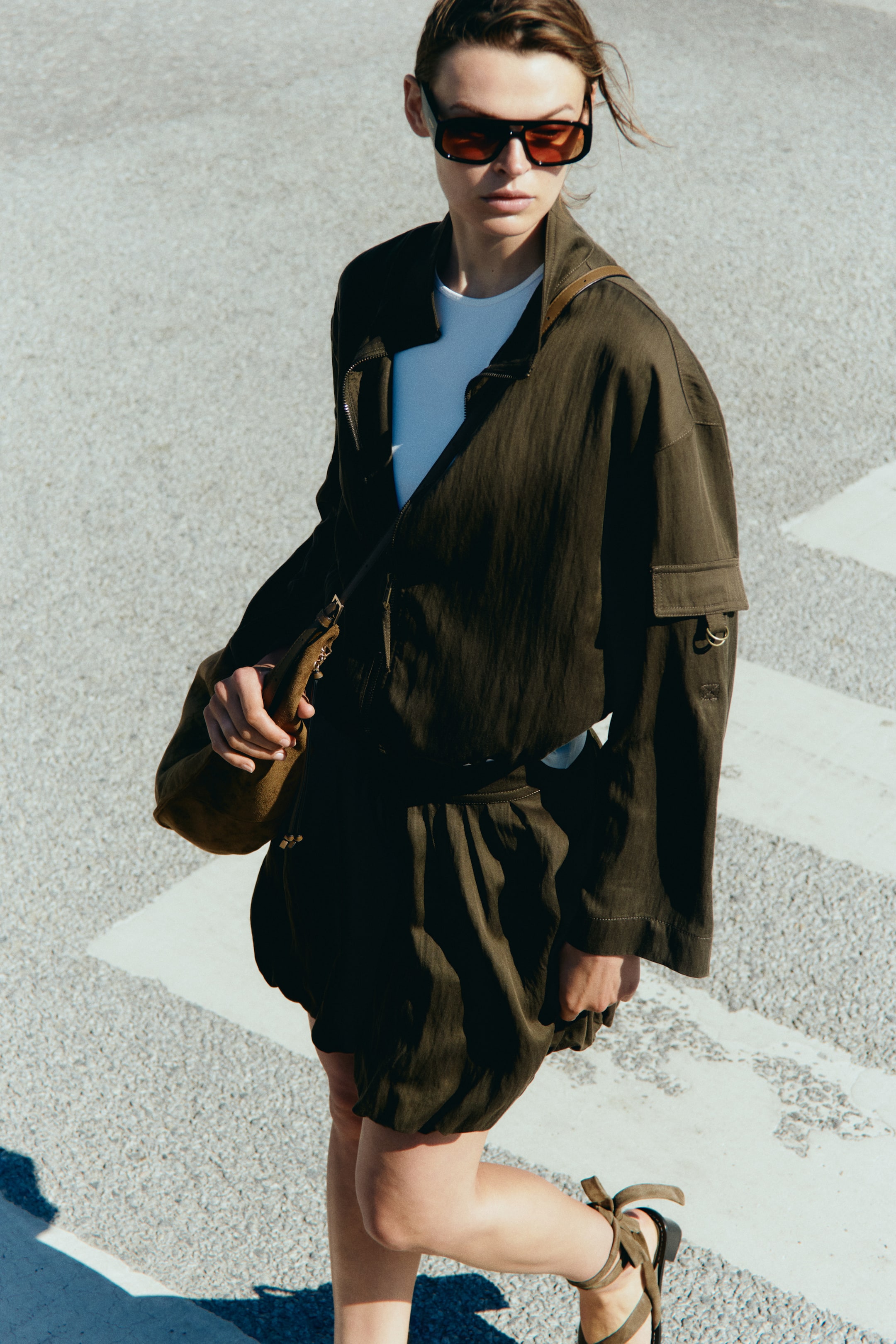 Bubble-Hem Skirt