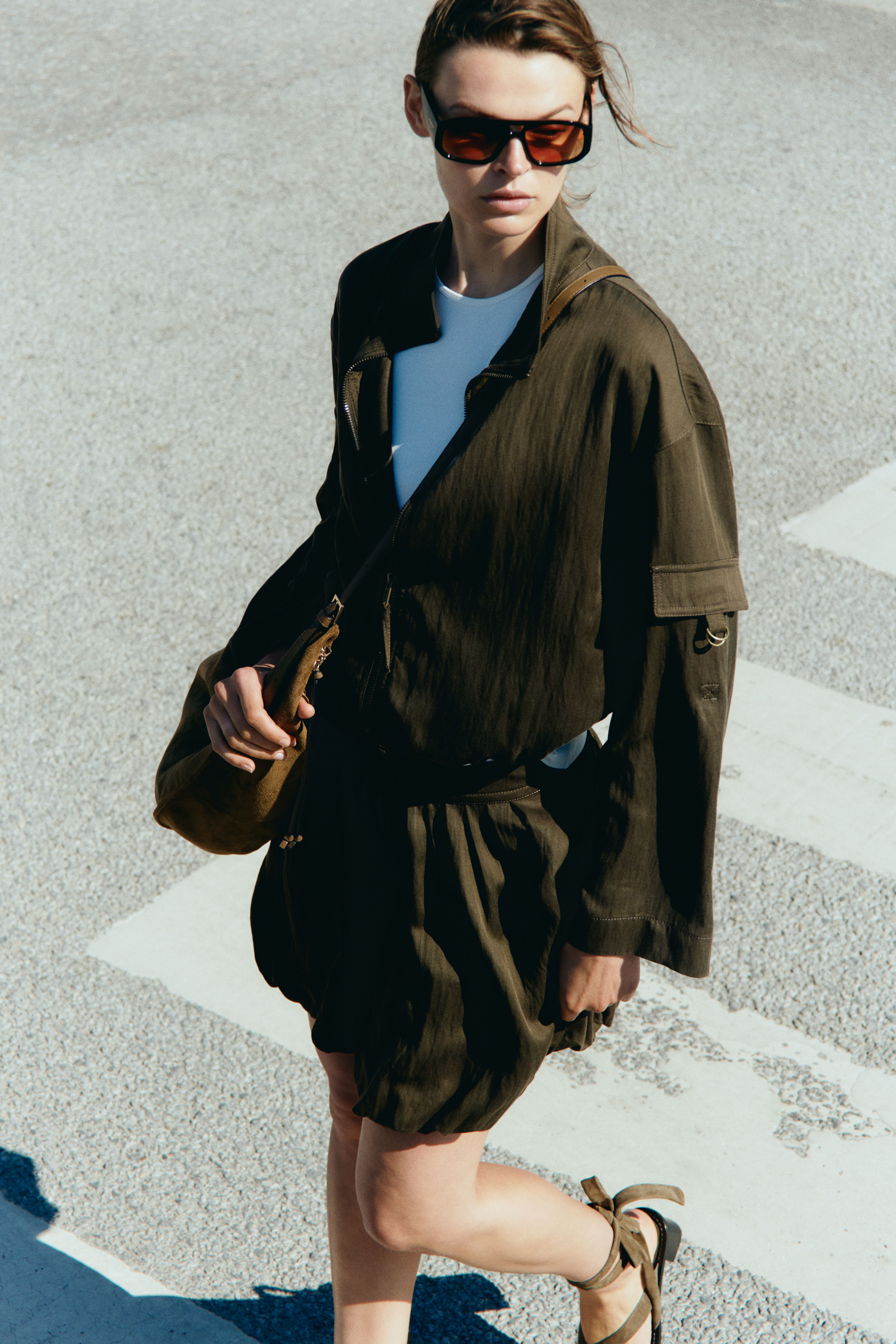 Bubble-Hem Skirt