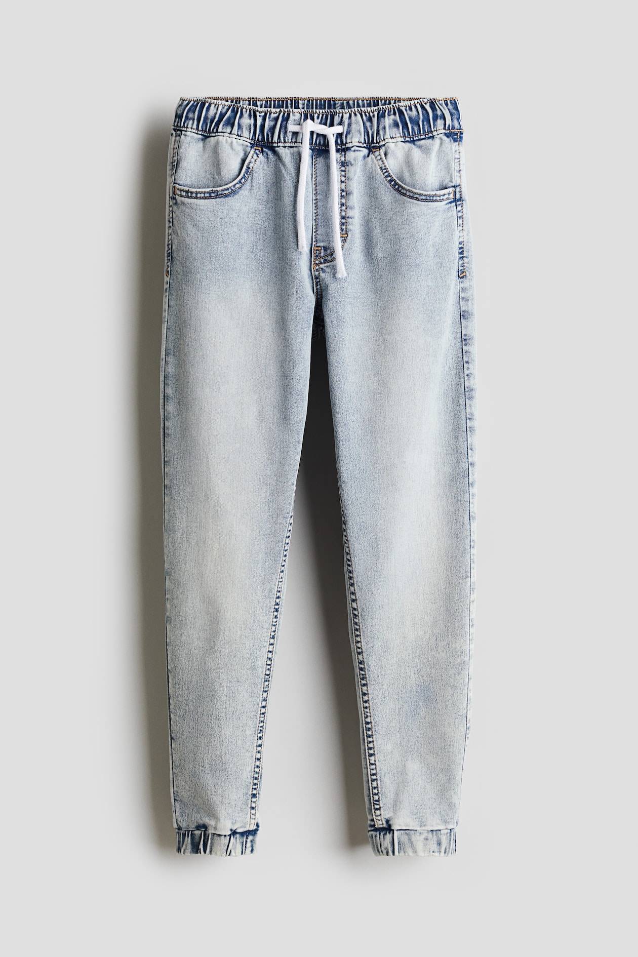 Super Soft denim joggers - Light denim blue - Kids | H&M GB