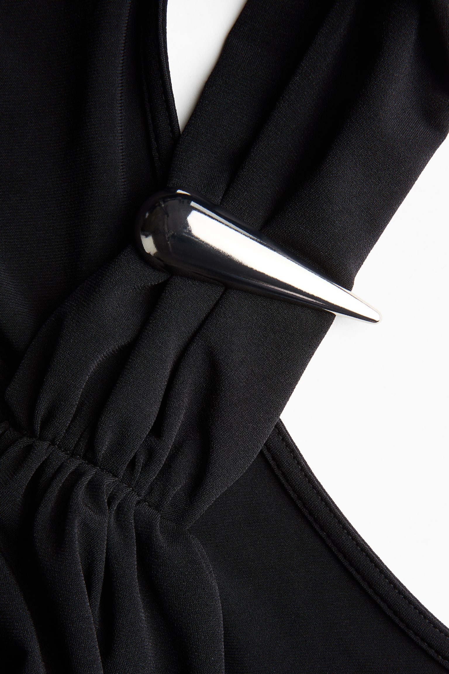 Metal-detail halterneck top - 6