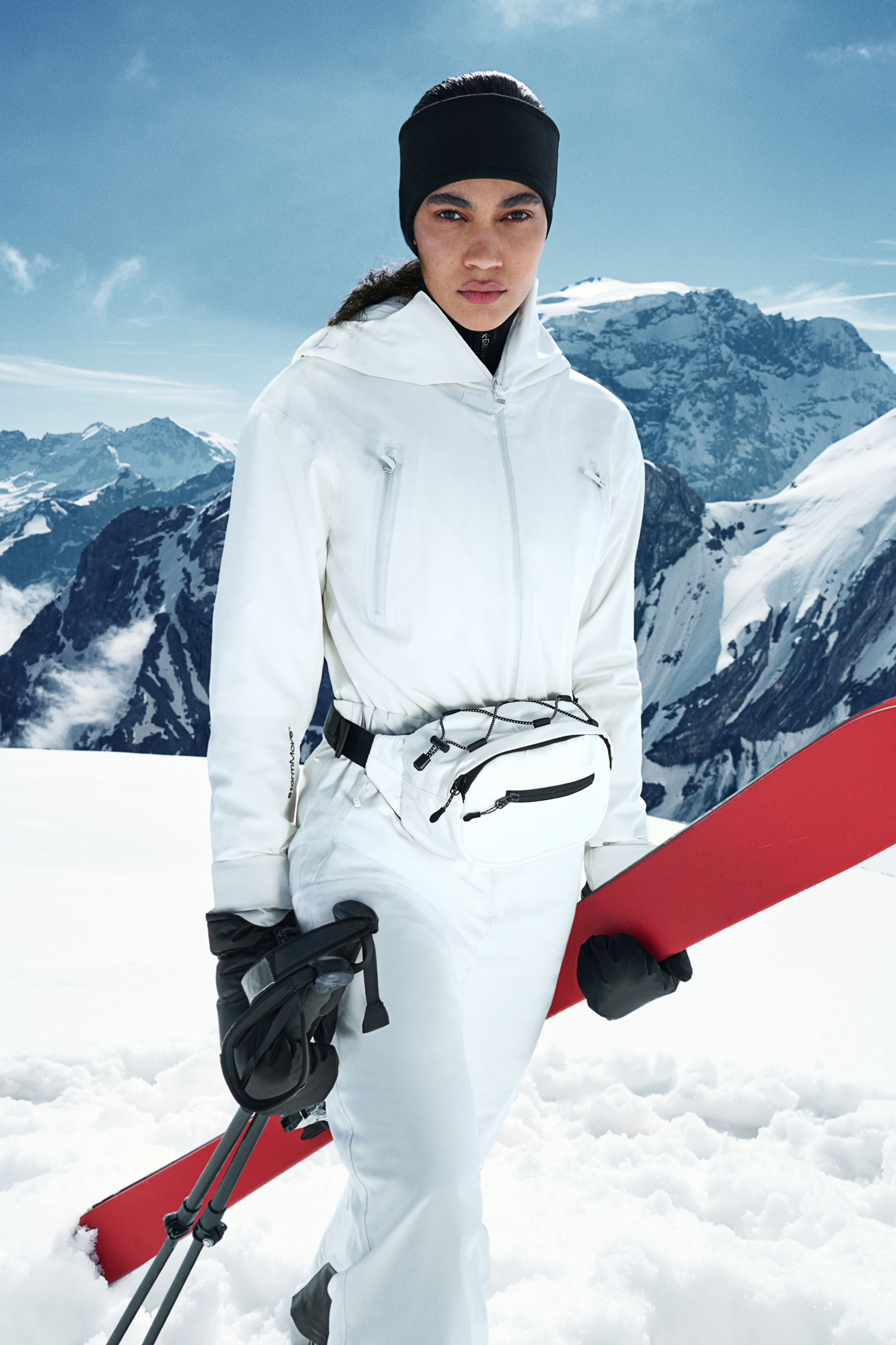 Ski suit white online