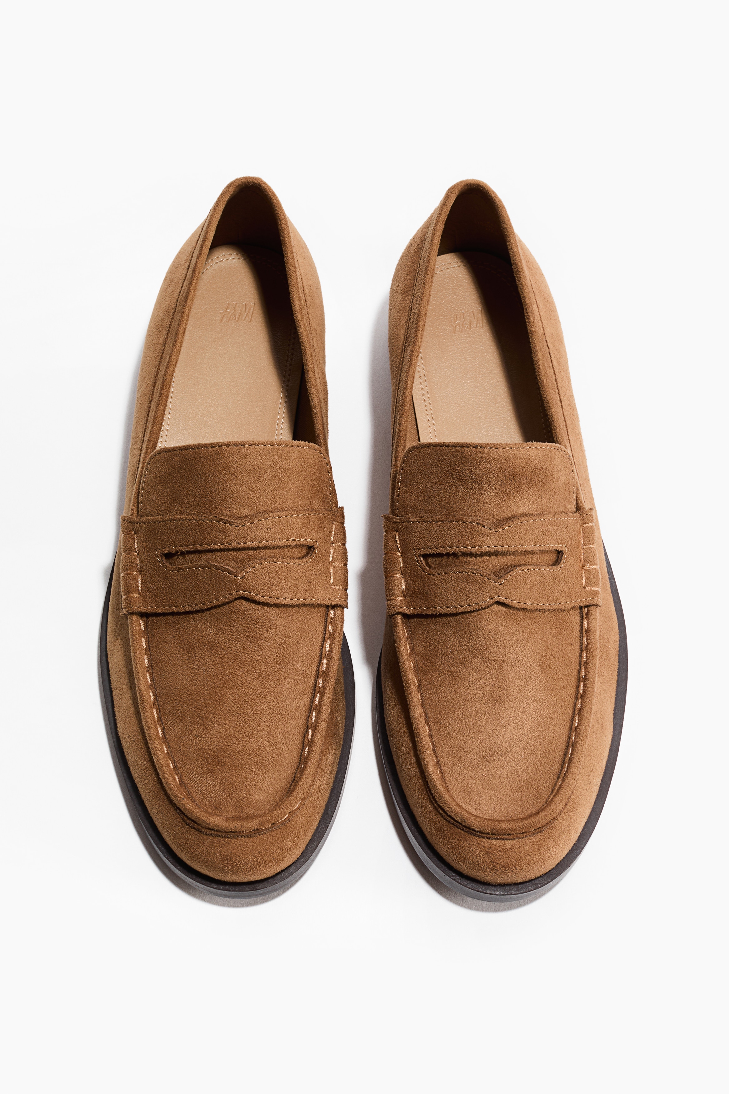 Loafers - Beige foncé/Marron foncé/motif croco/Noir