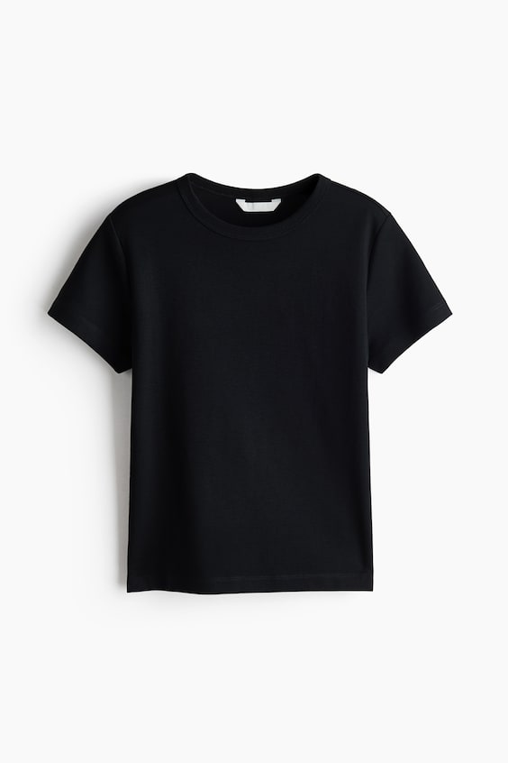 Женские футболки H&M Fitted T-Shirt