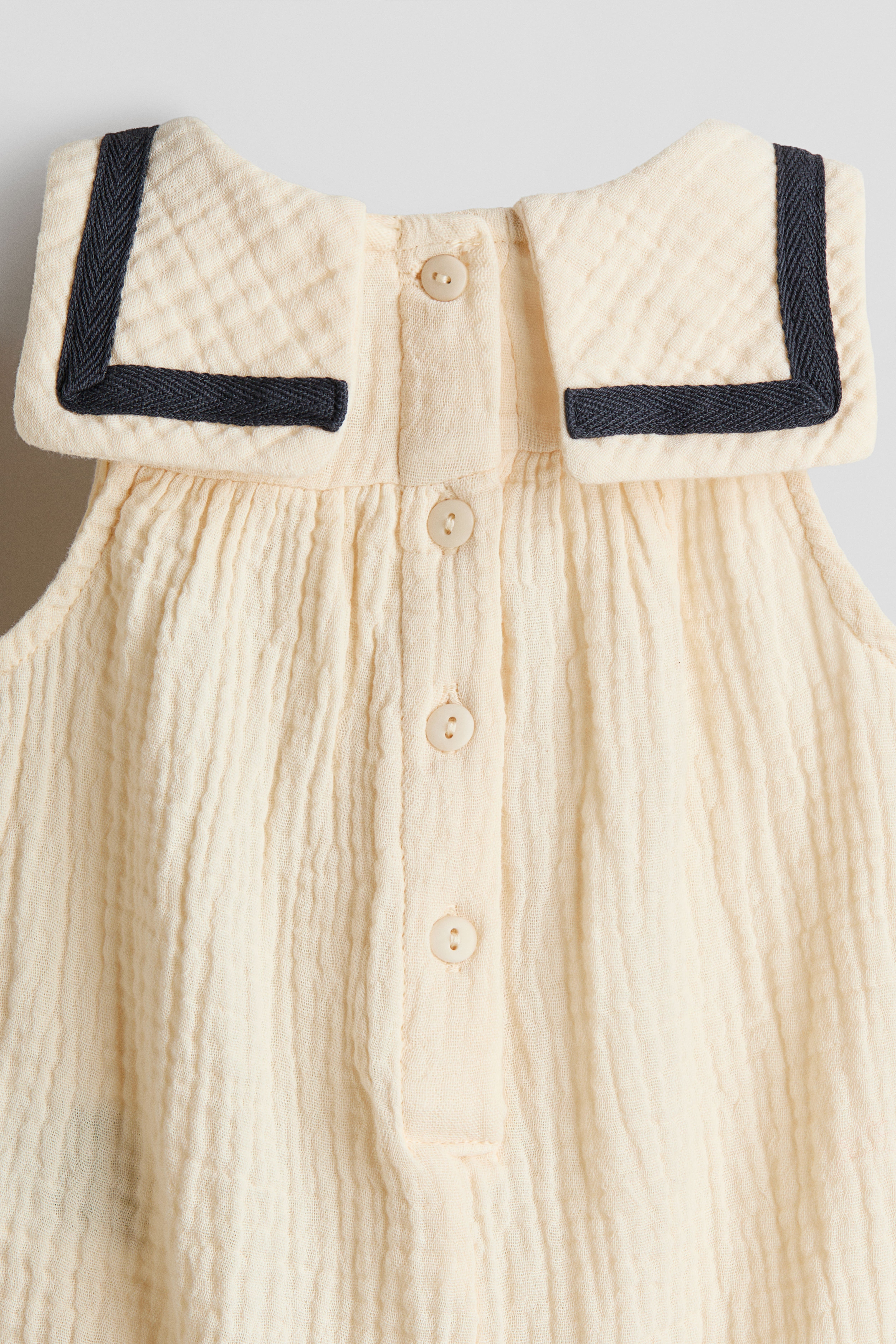 Cotton Sailor Romper Suit
