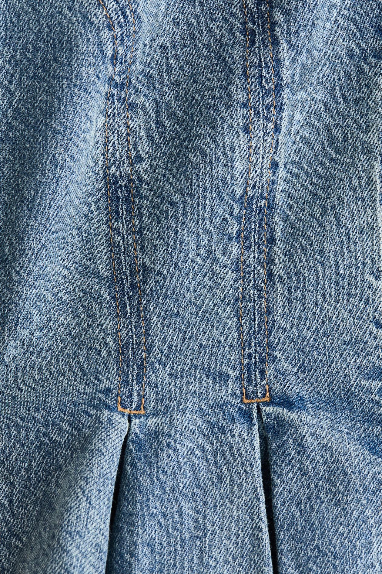 Denim Peplum Blouse - image 4