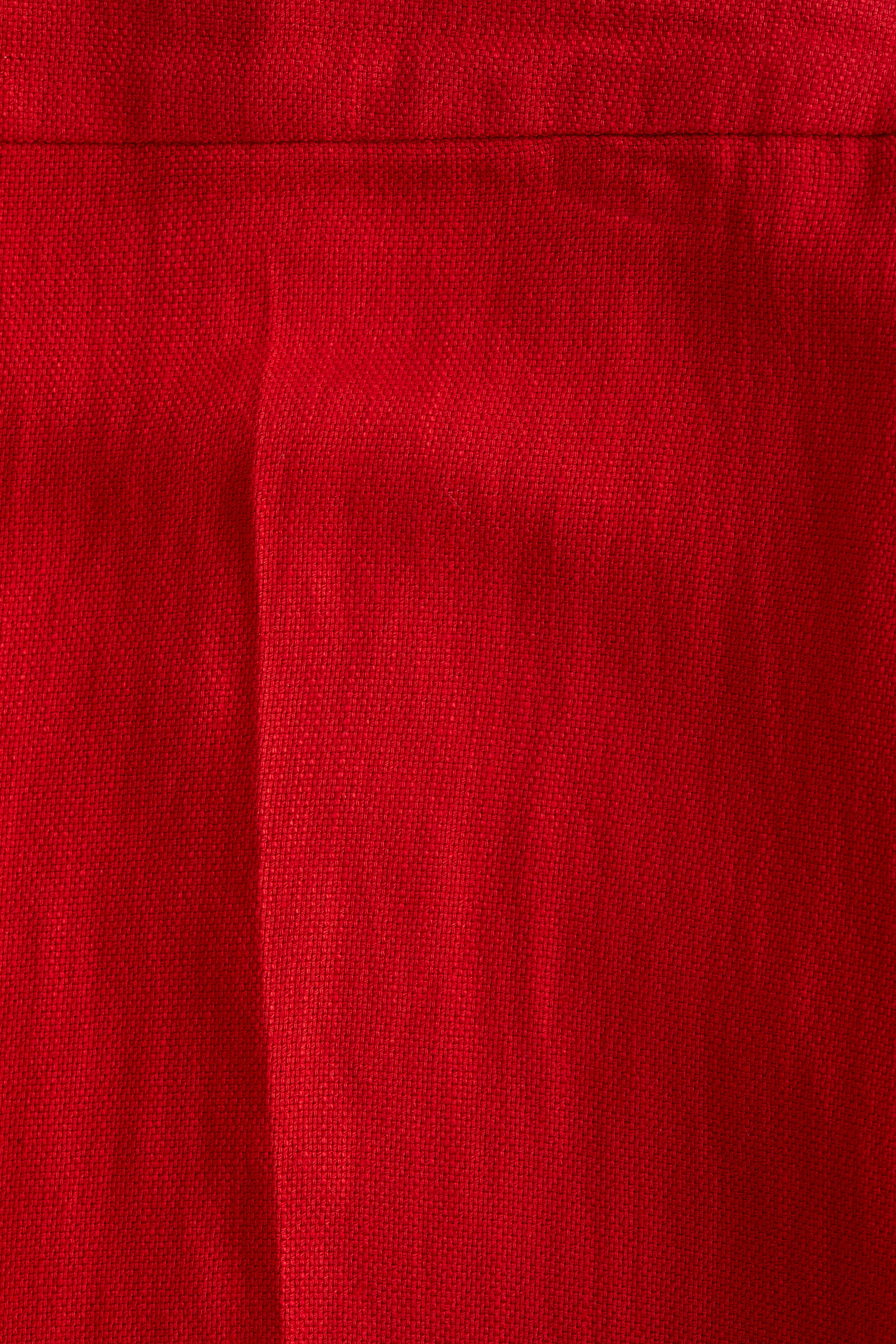 Wide twill trousers