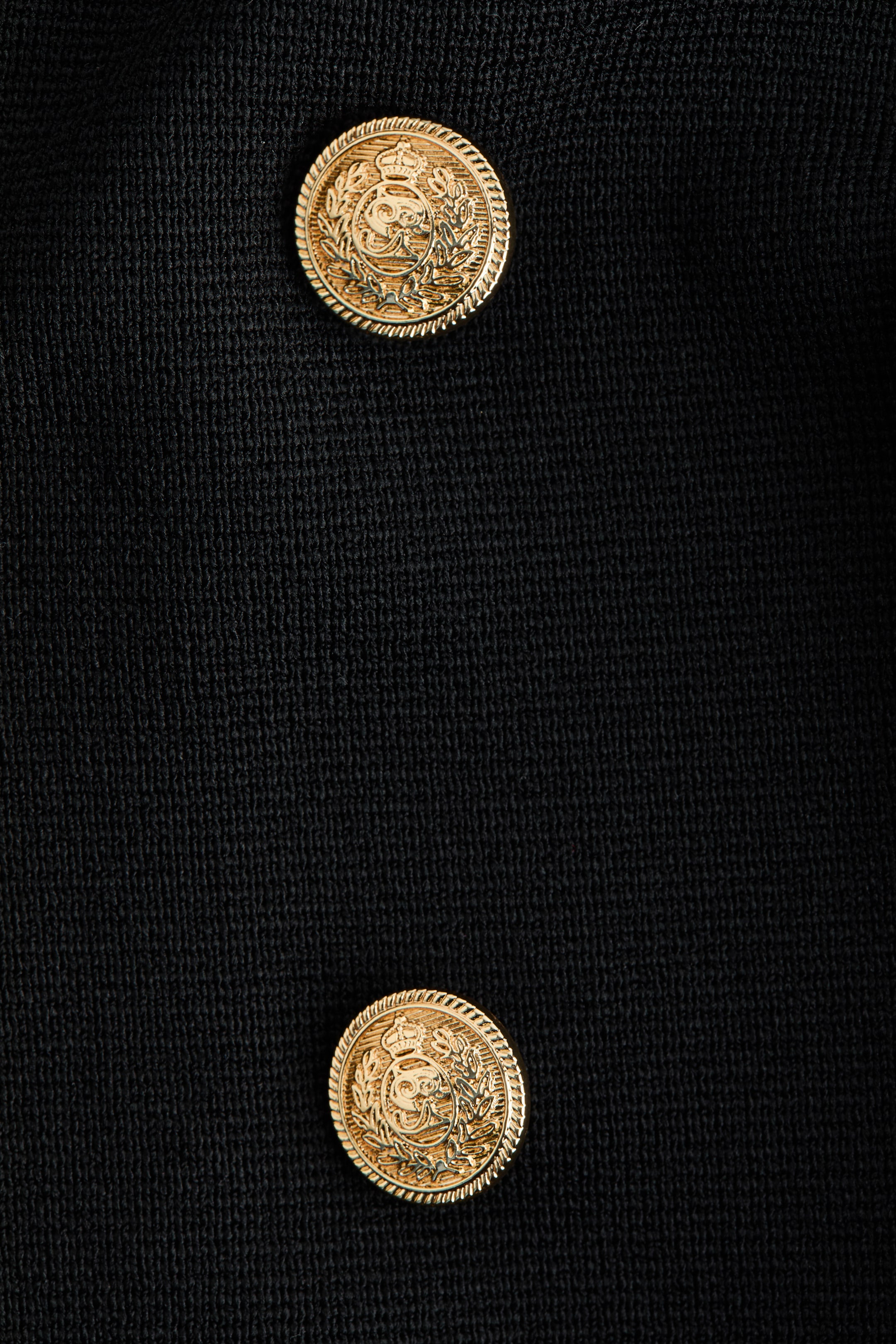 Defined-Waist Button-Detail Cardigan