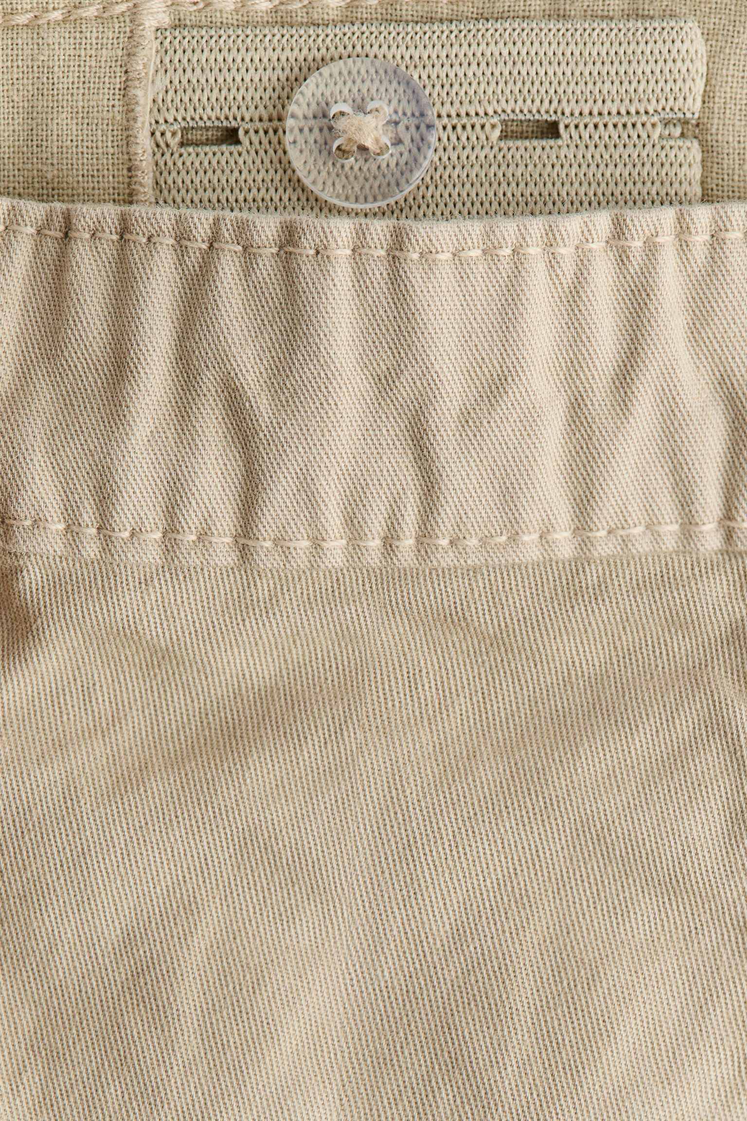 Детские шорты H&M 2-Pack Cotton Chino, цвет: Тёмно-синий / Бежевый — фото 2