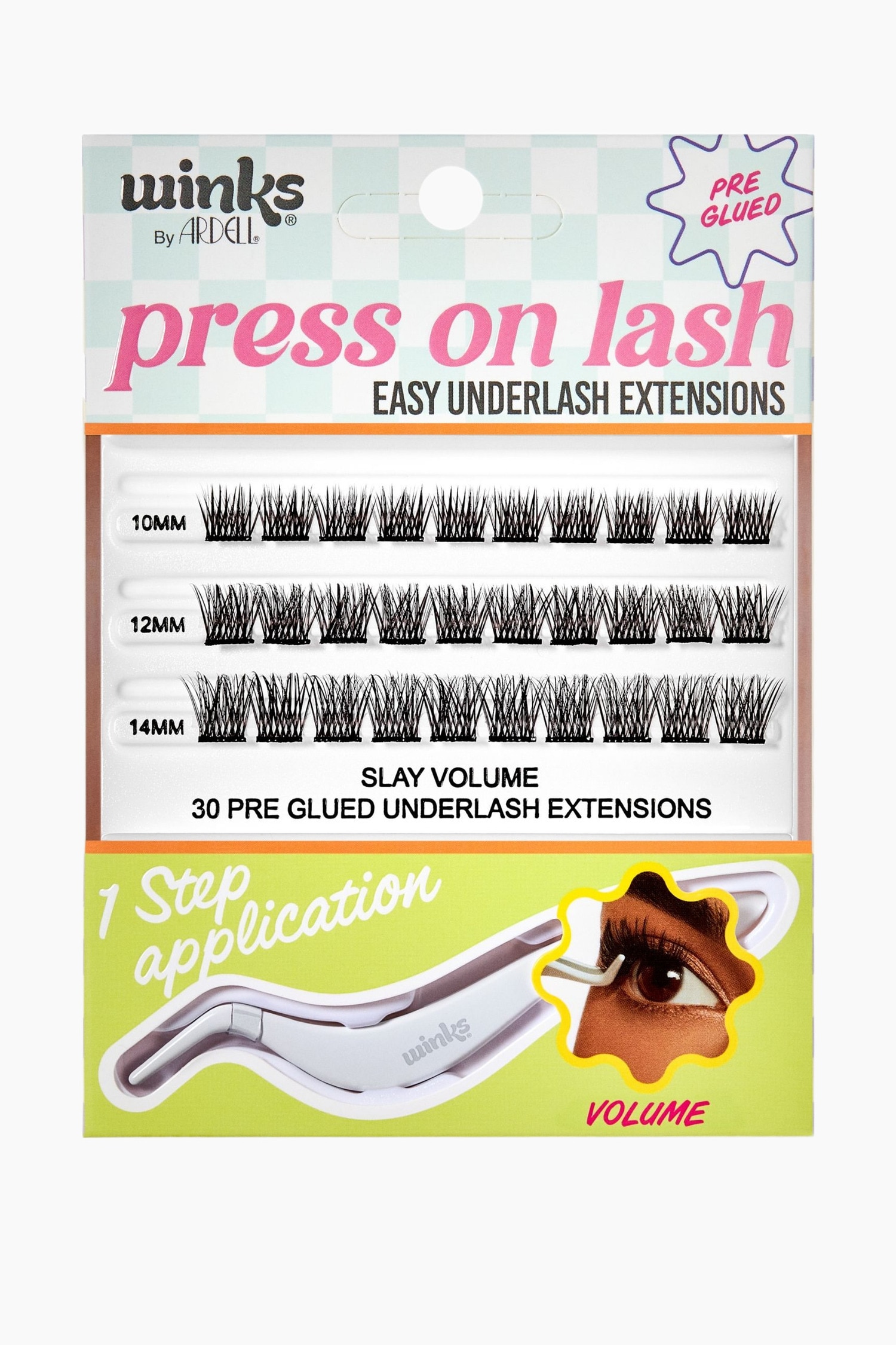 ARDELL - Winks Press On Underlash Extensions Kit - Slay Volume