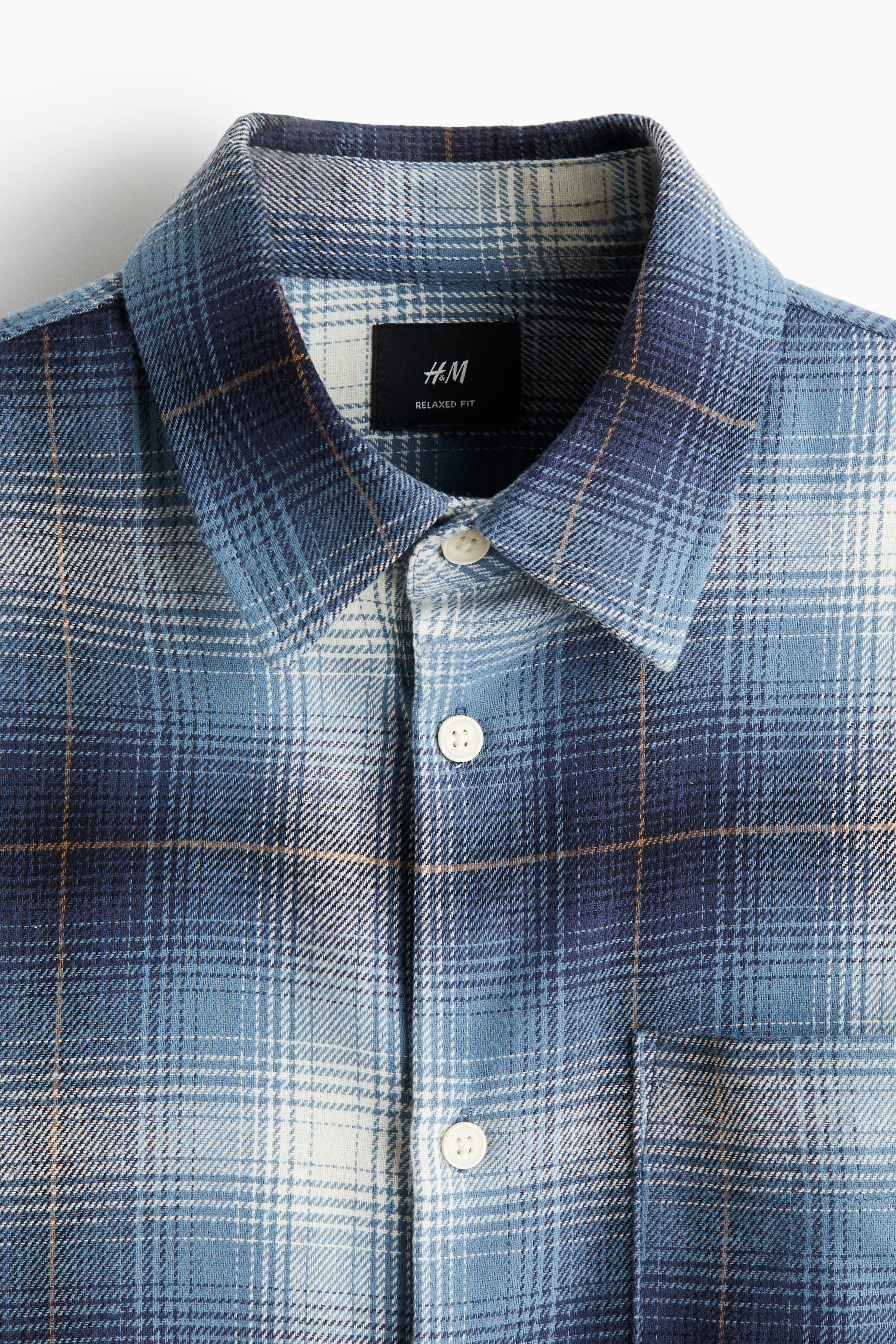 Loose-Fit Flannel Shirt