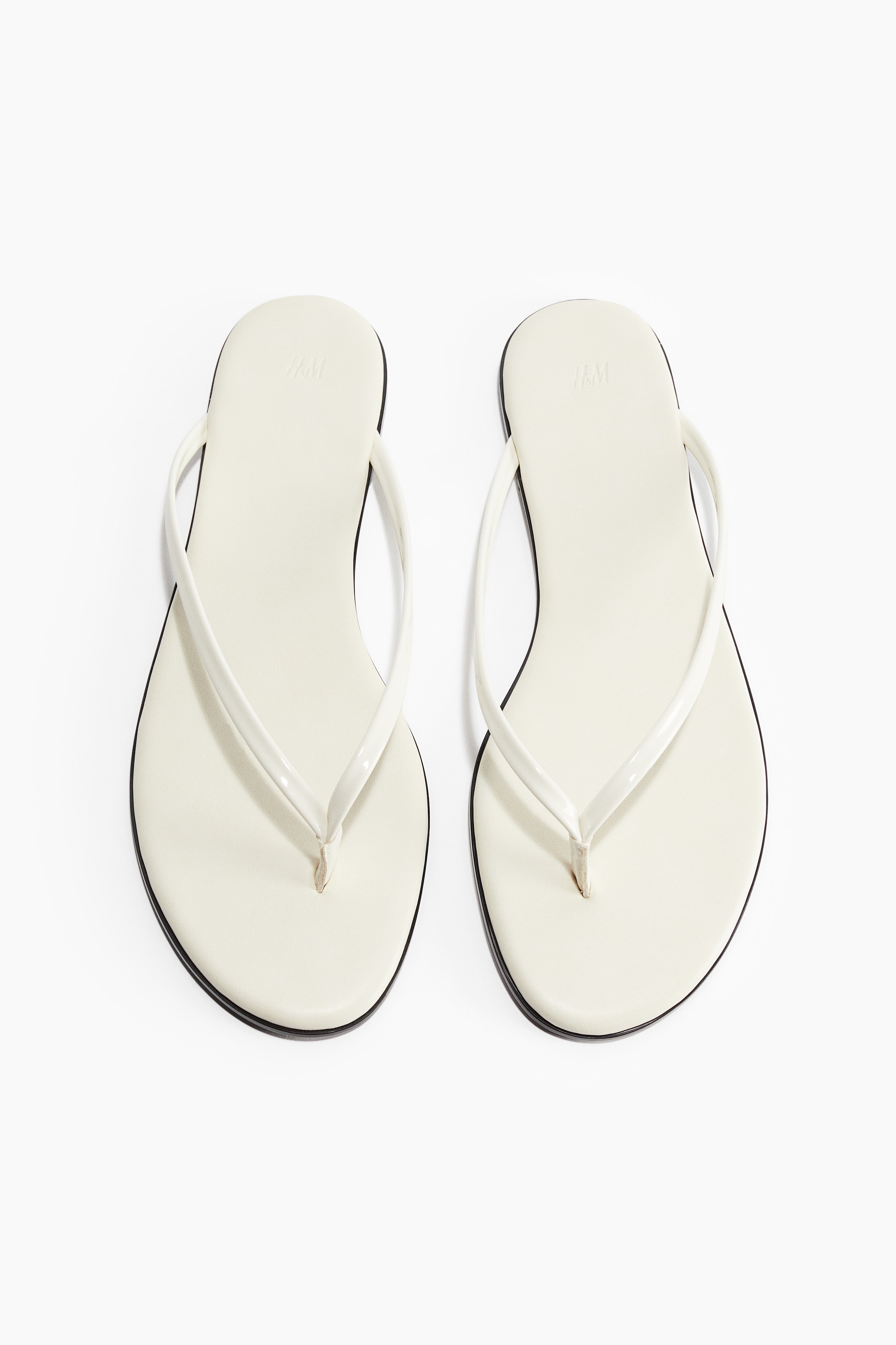 Flip-Flops - White/Black