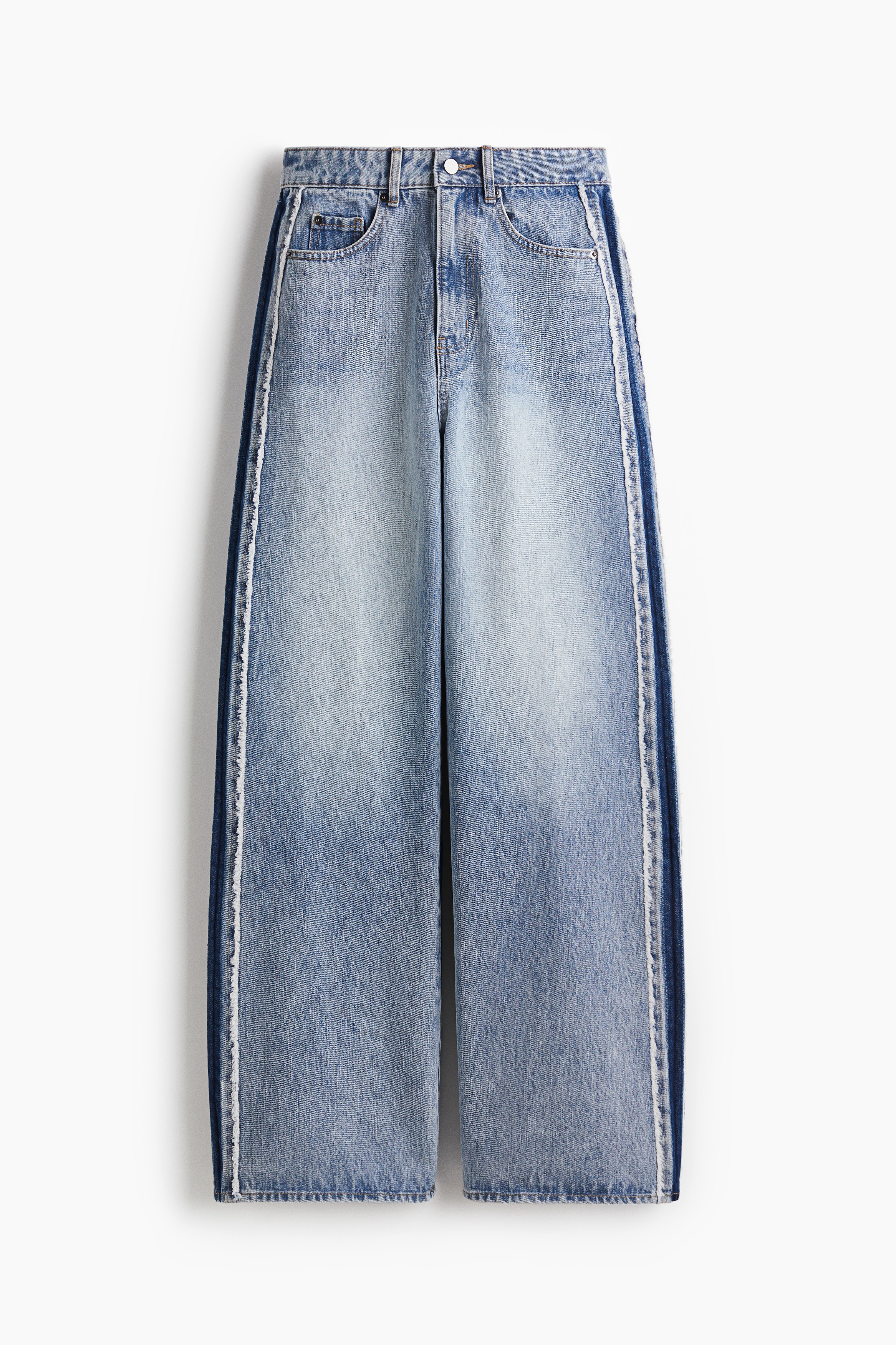 Side Panel Jeans - Light denim blue/Denim grey