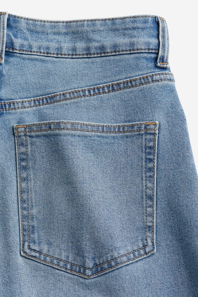 Wide High Ankle Jeans - Lys denimblå/Mørk denimgrå/Denimblå/Hvid/Medium denimblå - 4
