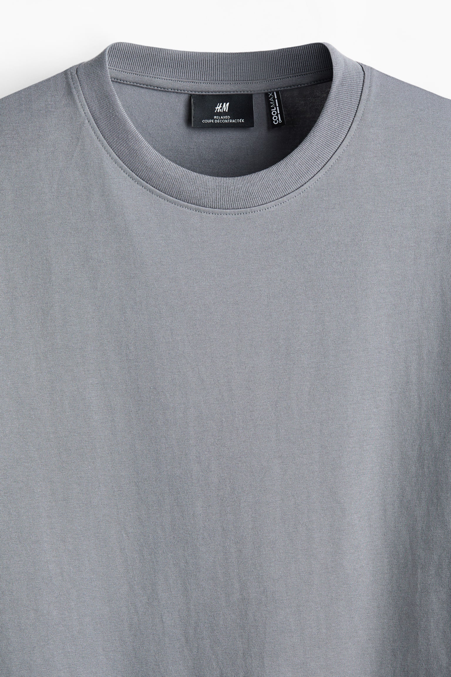 Áo thun COOLMAX® Relaxed Fit - Màu xám đậm/Màu đen/Màu trắng - 2