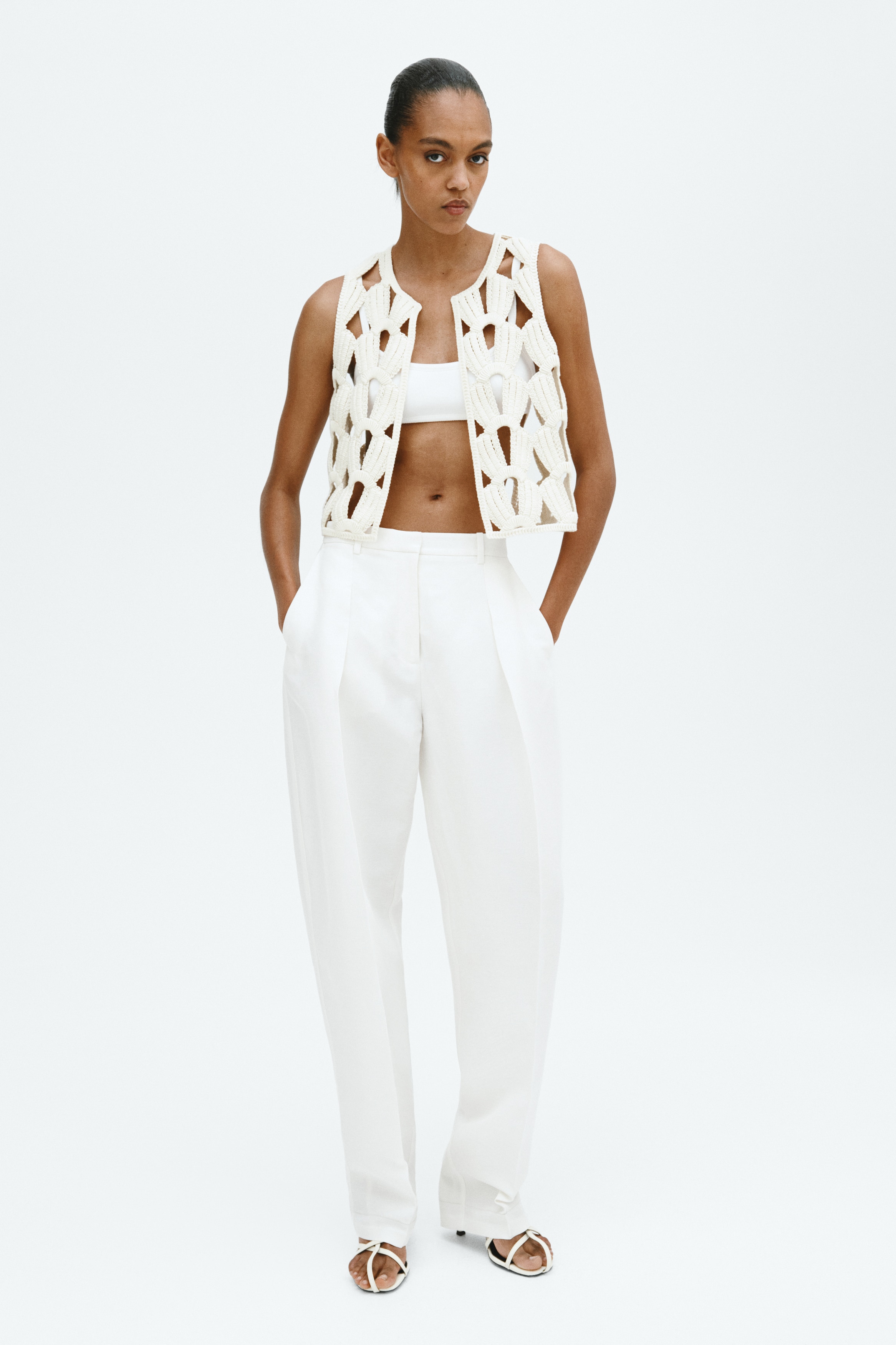 Crochet-Look Vest from H&M - $59.99