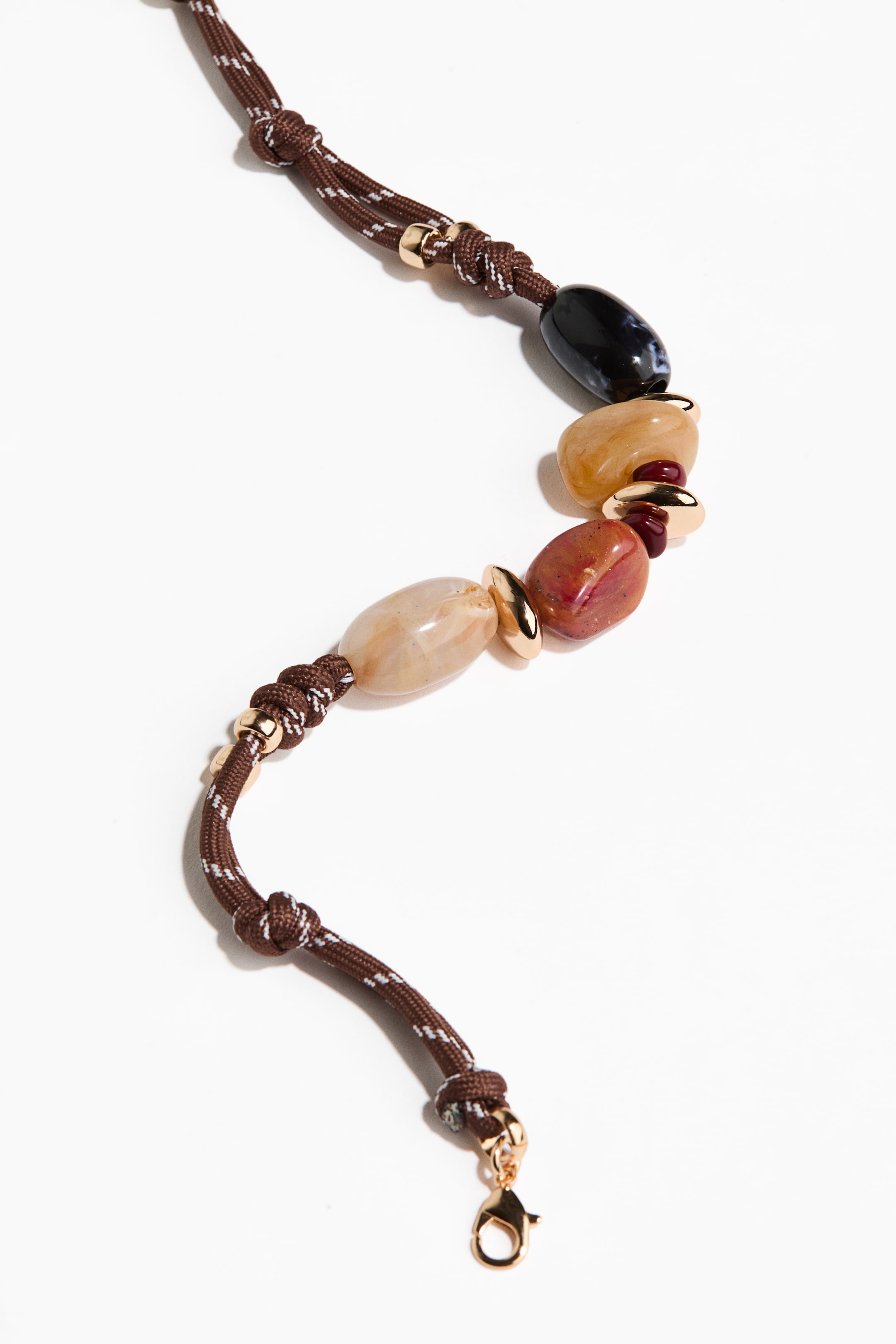 View larger image: Cord Necklace - Dark brown - Ladies | H&M US 4