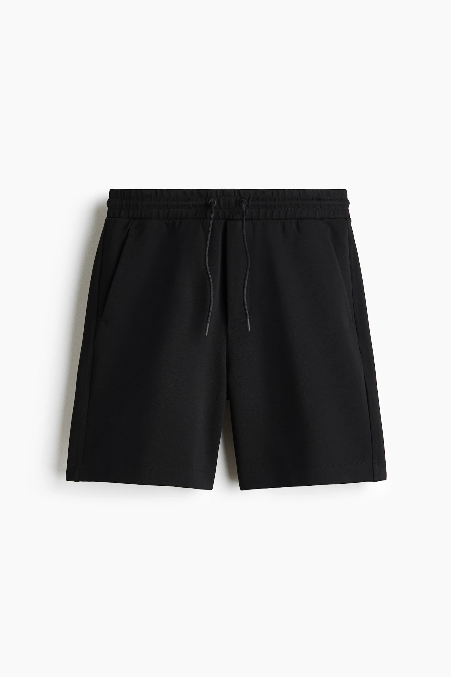Regular-Fit Interlock Shorts - Black/Cream/Dark gray/Beige - 1