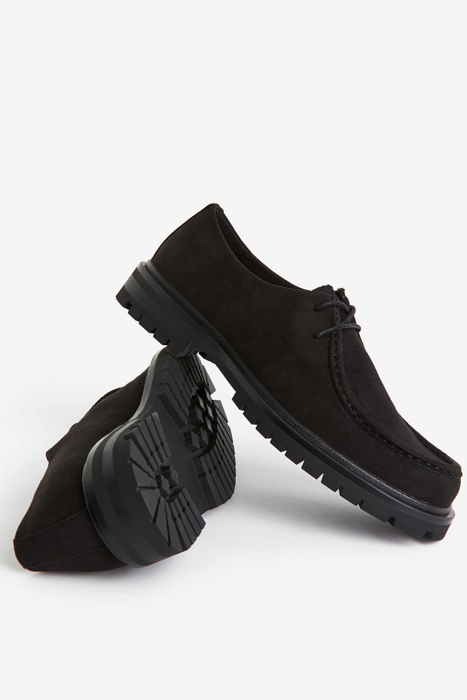 Moccasin-seam shoes - Black/Dark brown/Black - 3