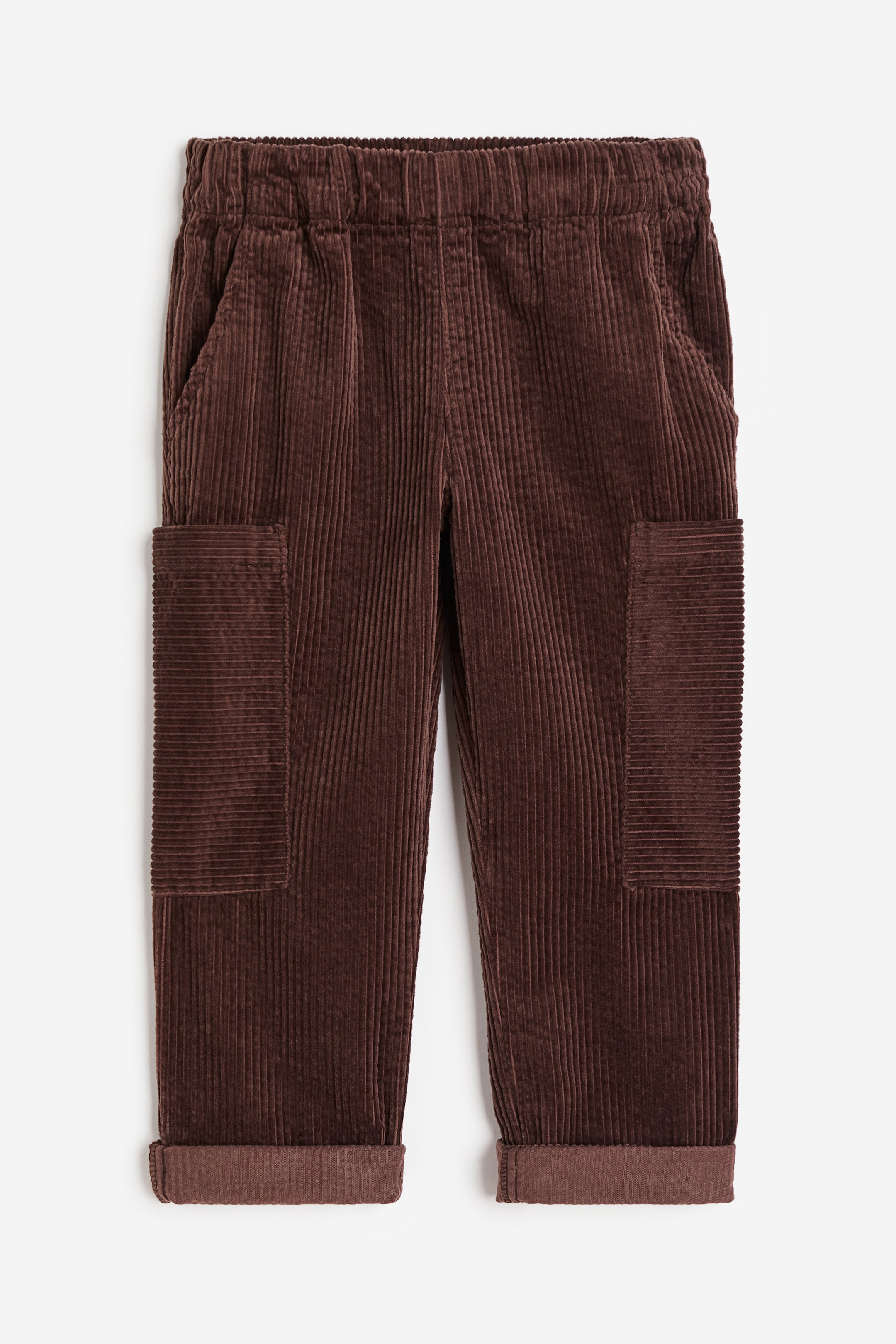 Cotton Corduroy Cargo Pants