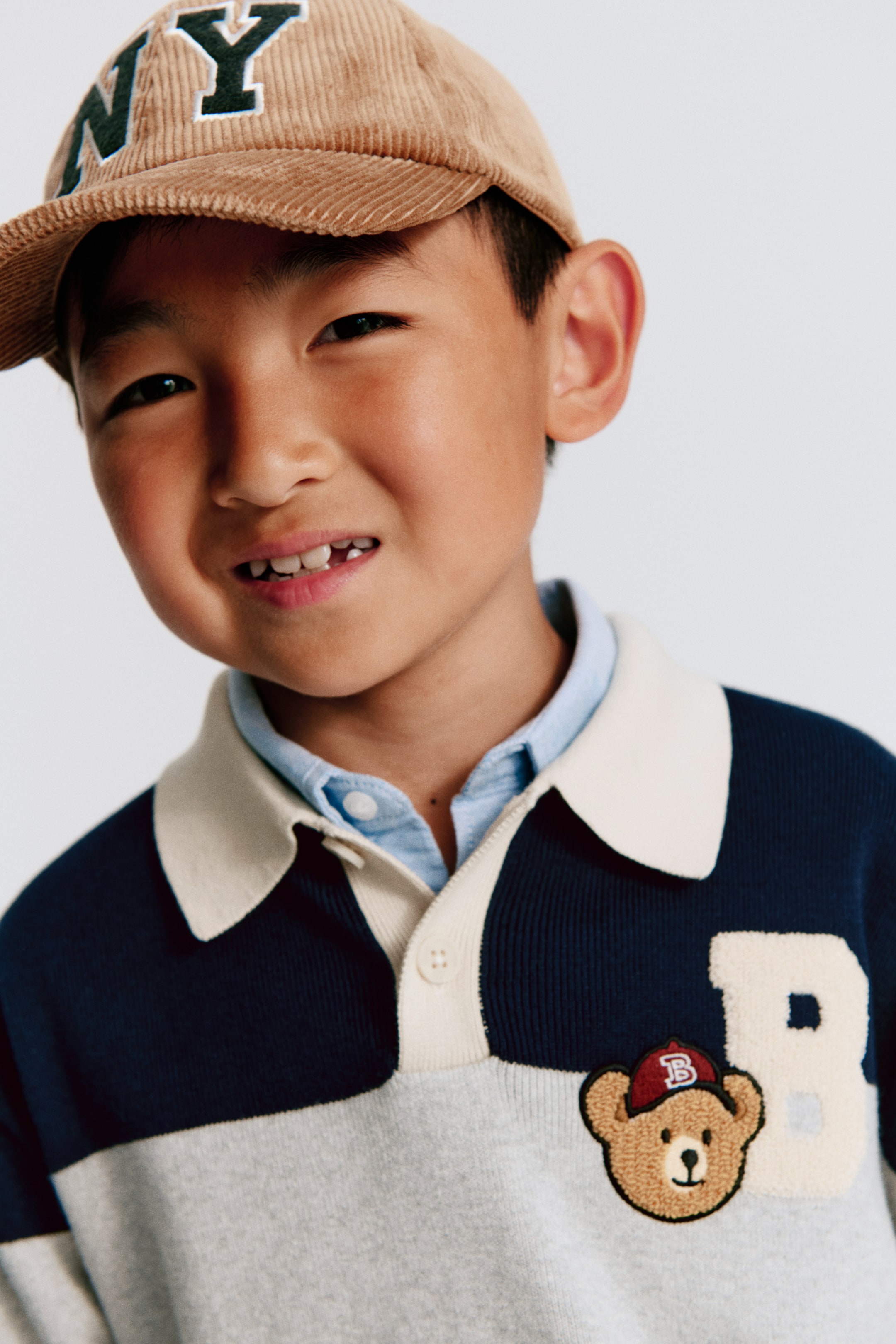 Детские рубашки H&M Rugby Shirt with Motif Detail — фото 4