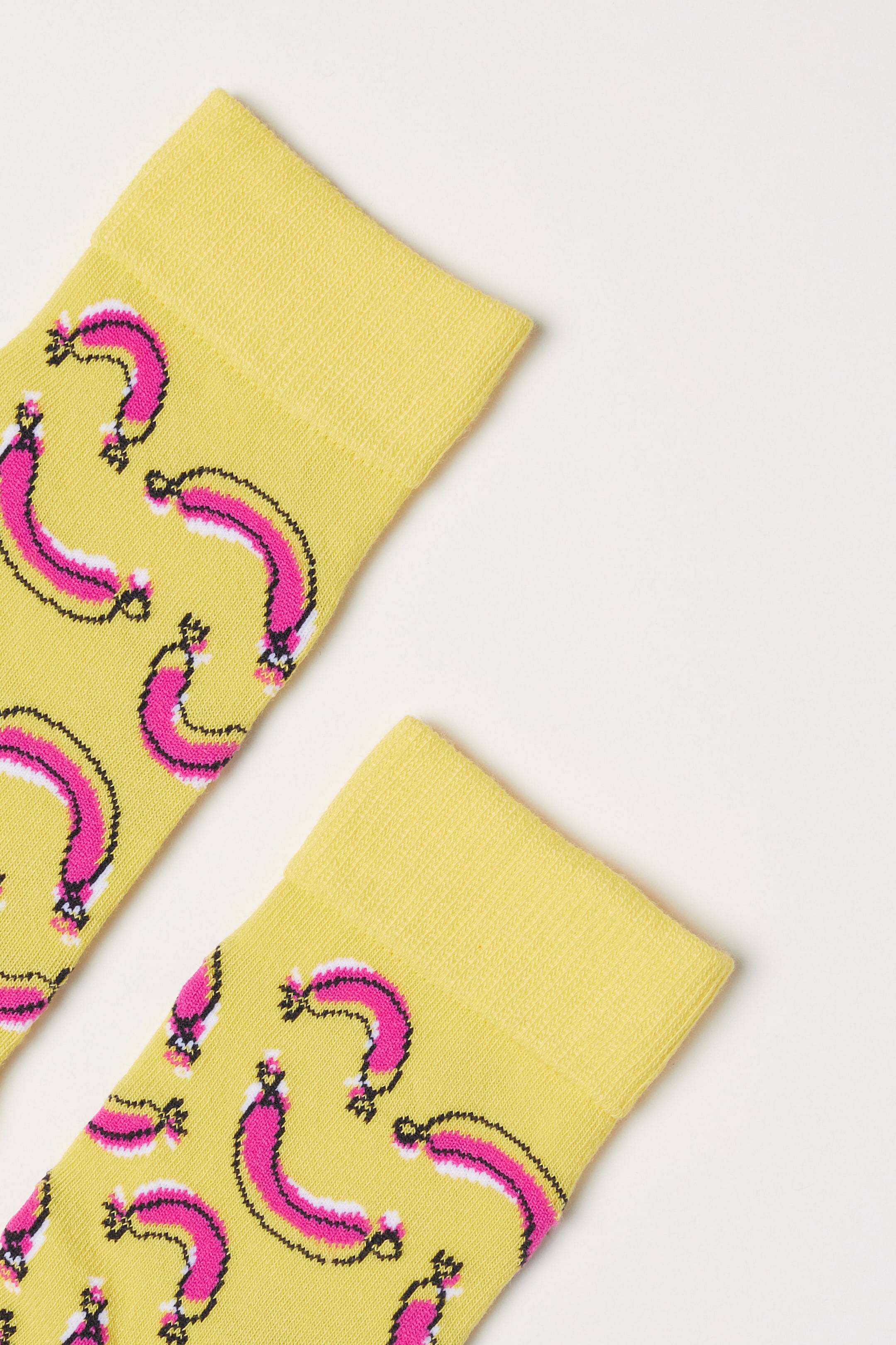 Zobraziť väčší obrázok: Žakárové ponožky - žltá/párky v rožku - MUŽI | H&M SK 2