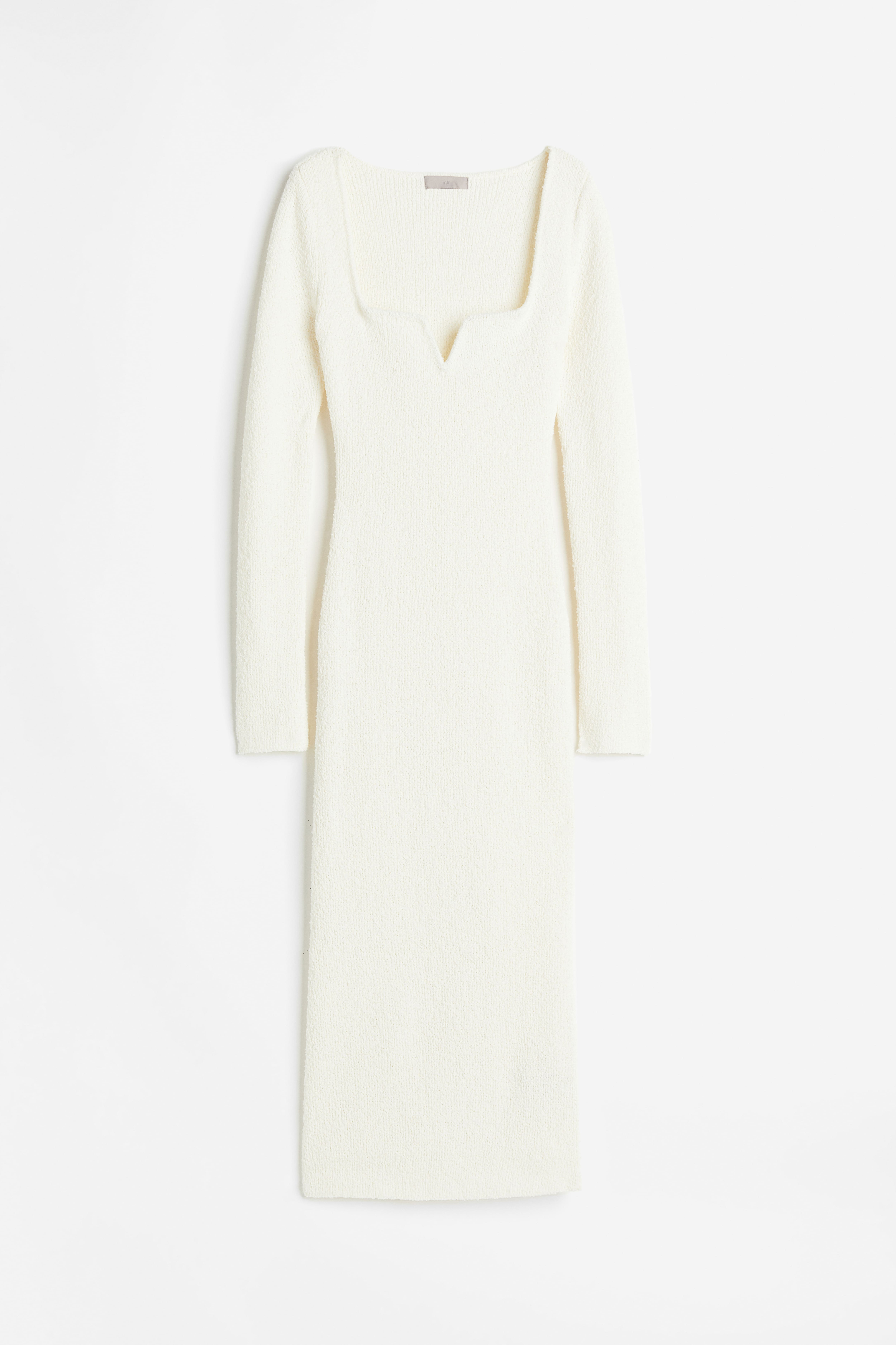 Bouclé-knit Dress - Cream - Ladies | H&M US