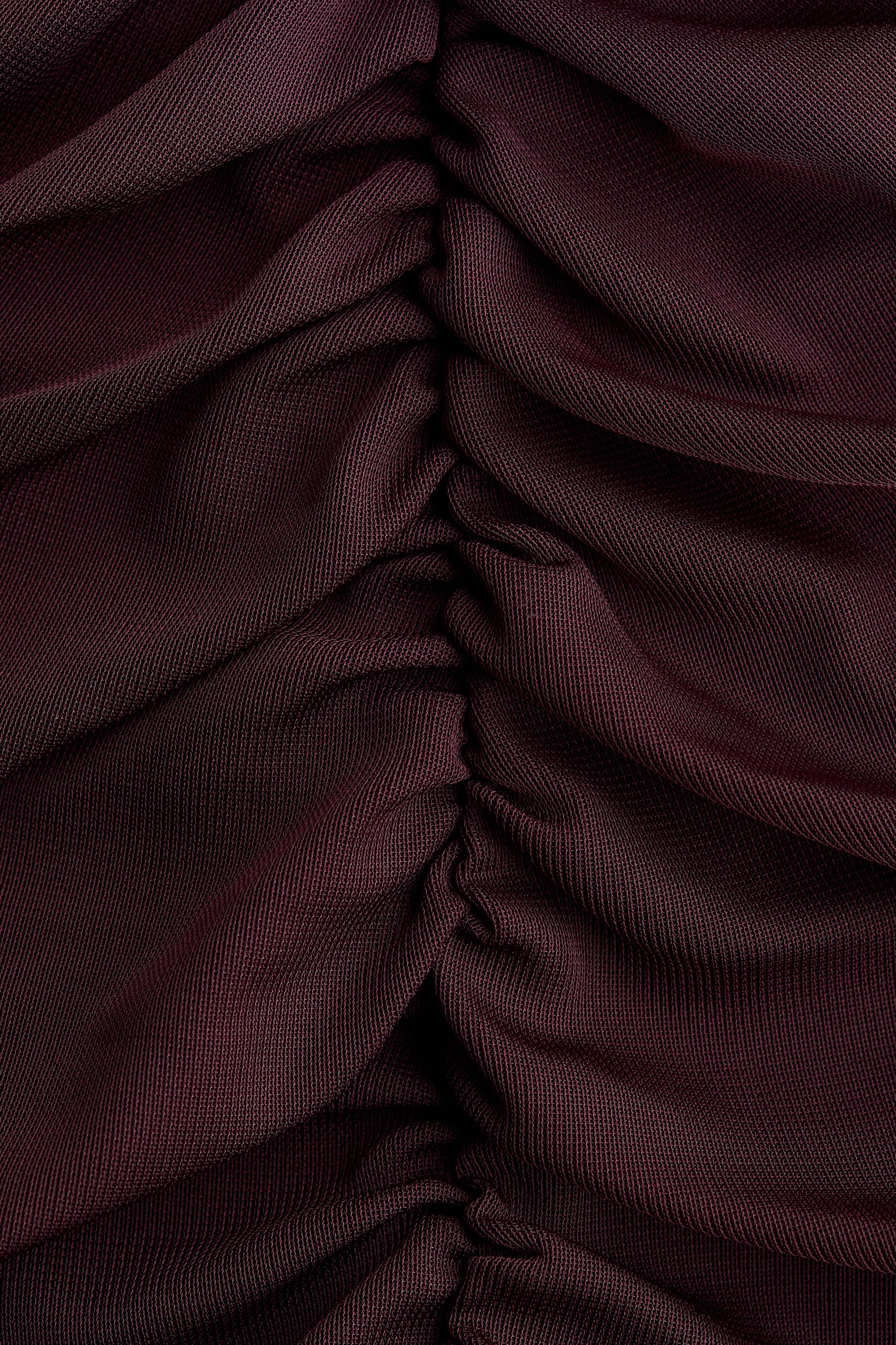 Ruched top - Burgundy/Pigeon blue/Black - 4