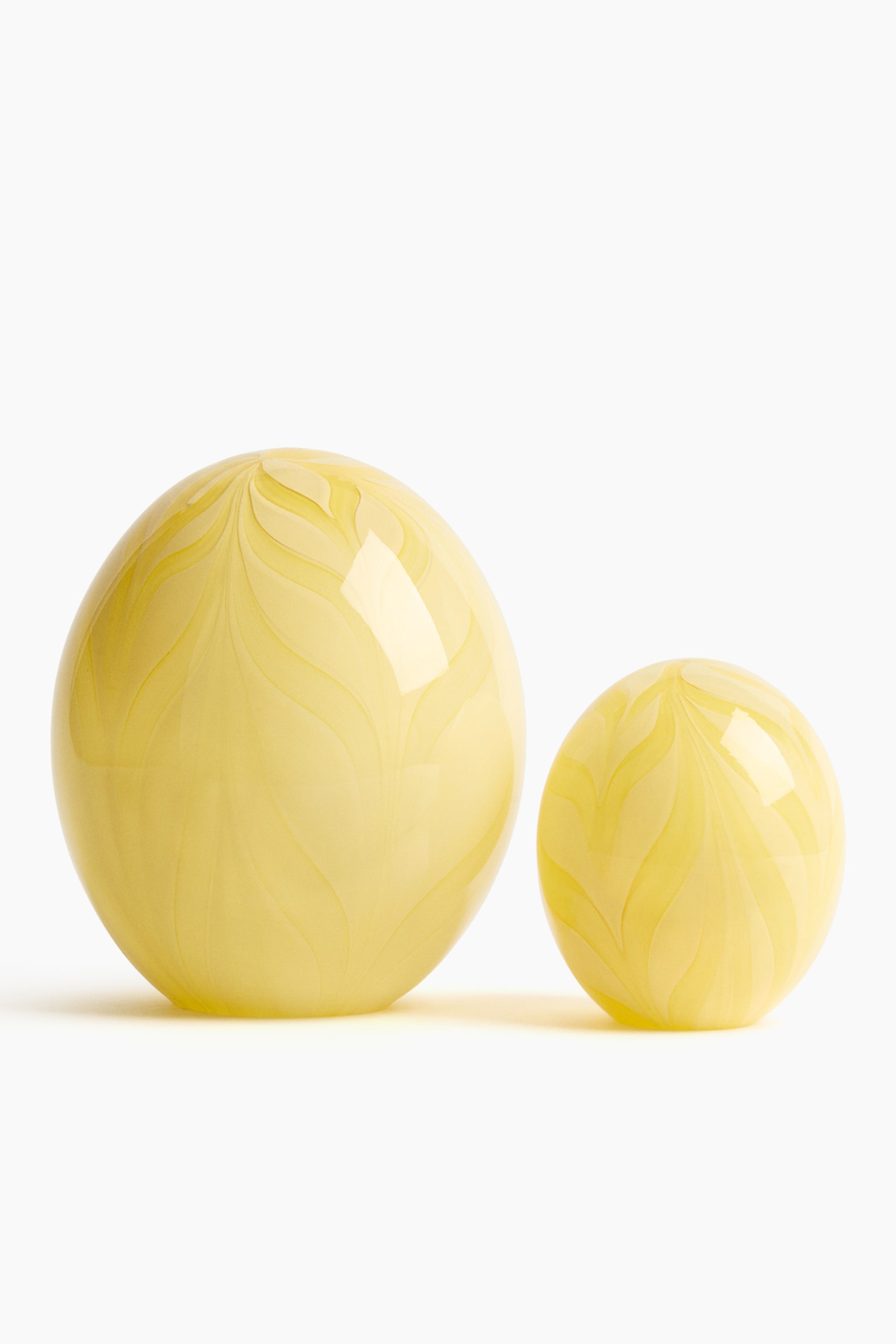 Small glass sculpture - Yellow/Green - 2