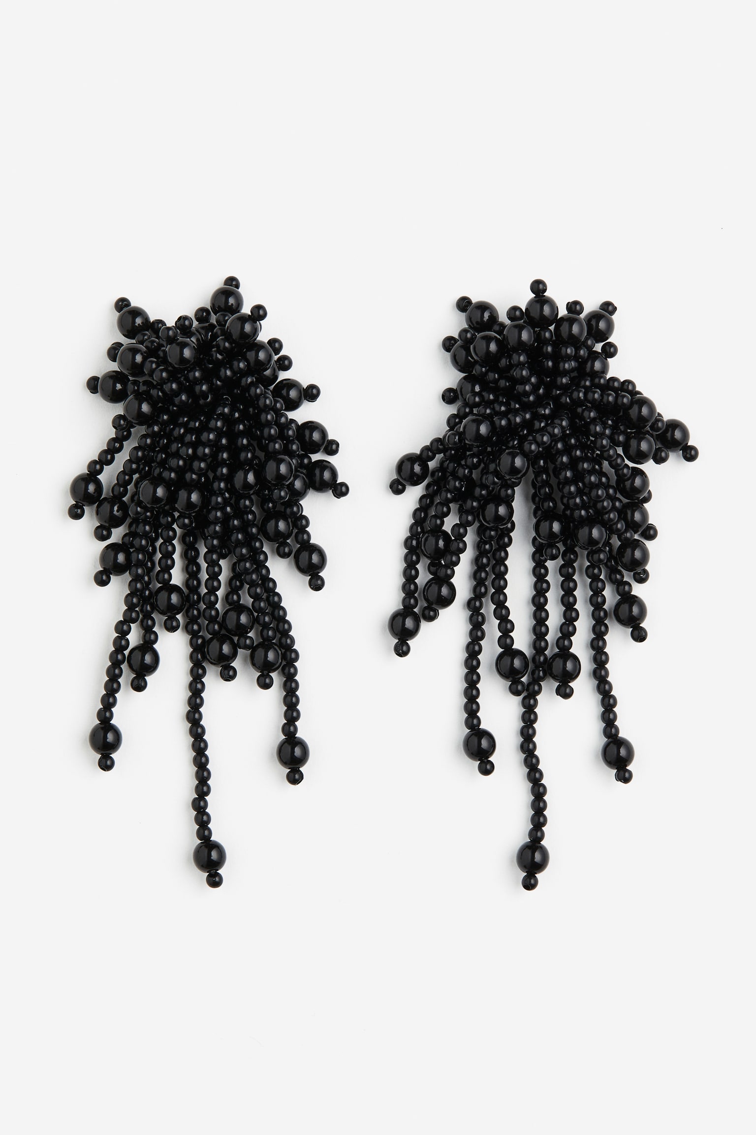 Pendant earrings - Black - 1