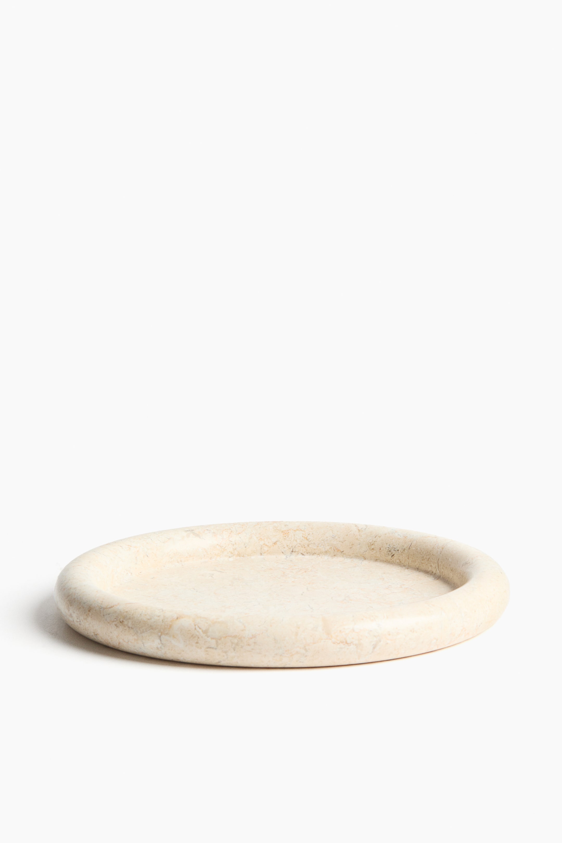View larger image: Large marble tray - Light beige/Marbled - Home All | H&M IN 1