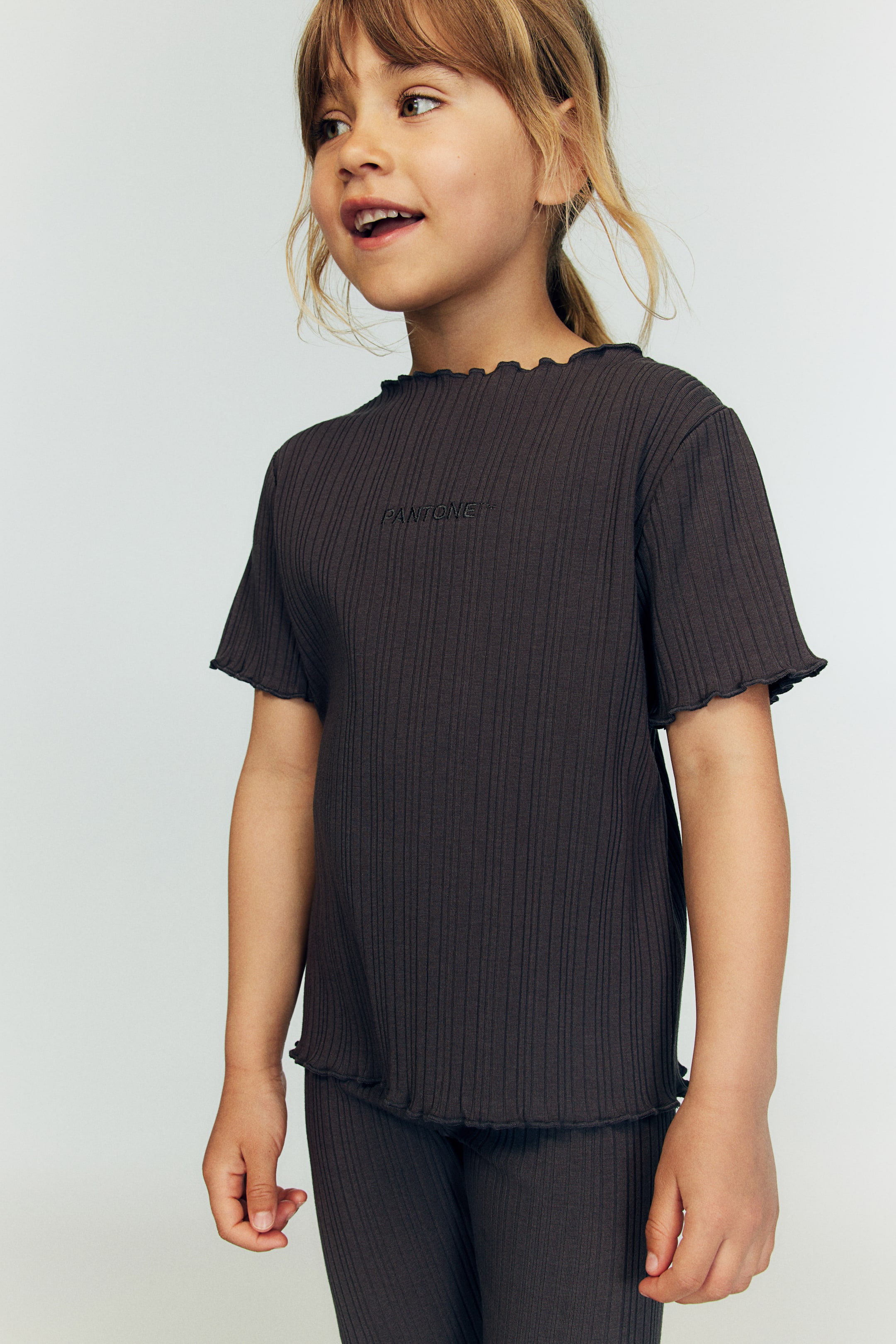 Ribbed T-shirt