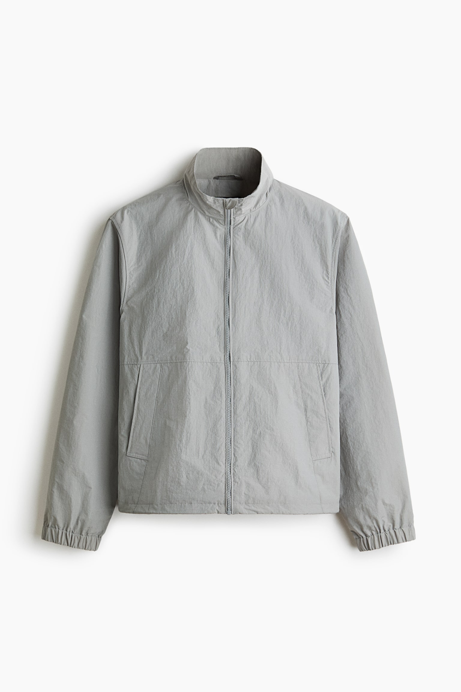 Water-repellent windbreaker - Light grey/Black - 2