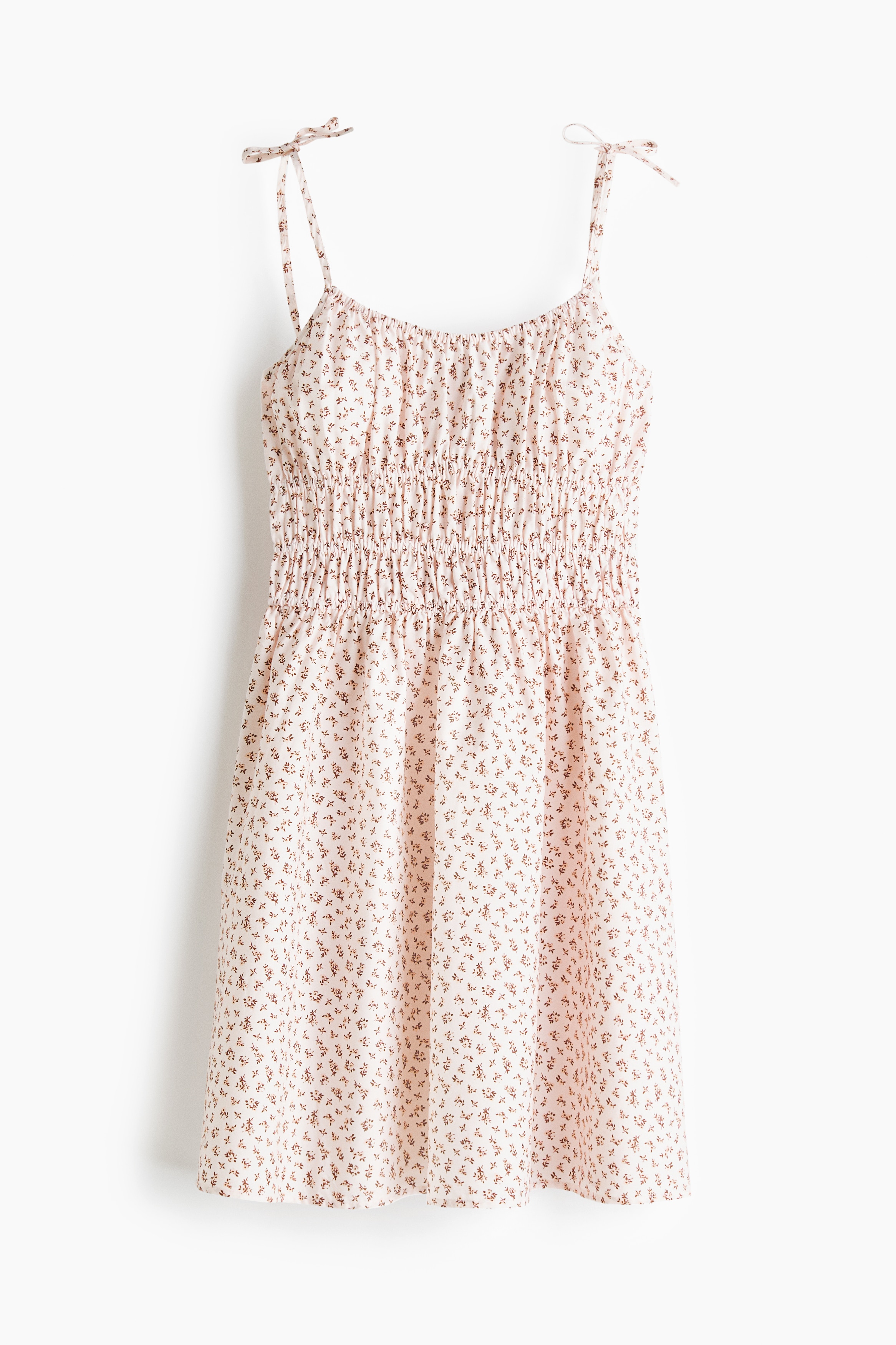 Tie-strap cotton dress