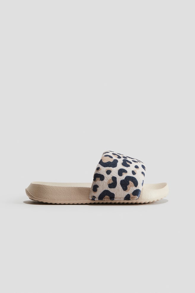 Pool shoes - Beige/Leopard print/Light pink/Floral - 1