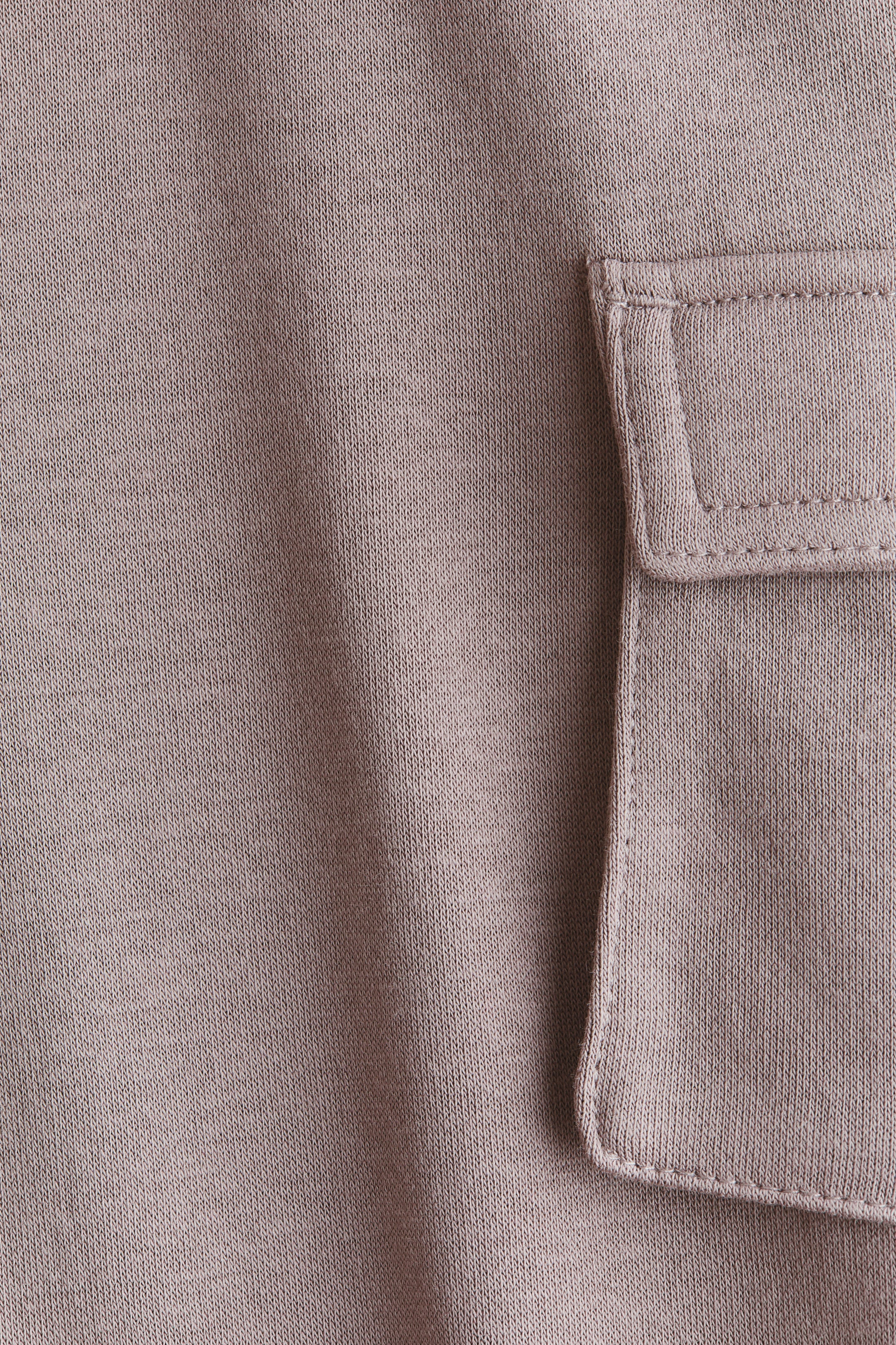 Brushed-Inside Cargo Joggers
