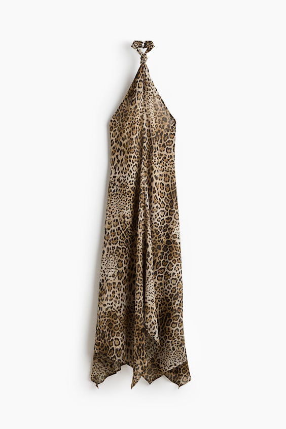 Женские платья H&M Knot-Detail Halterneck Dress