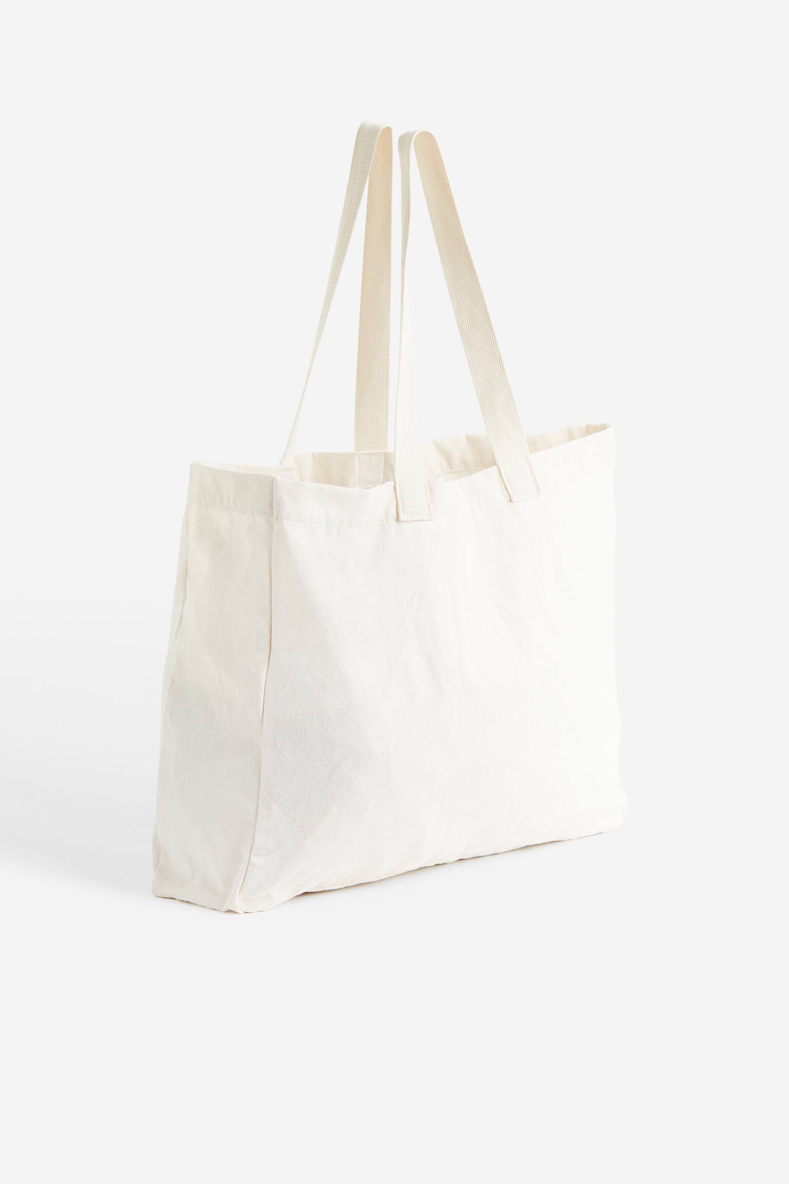 Printed canvas shopper - Cream/St. Tropez - 4