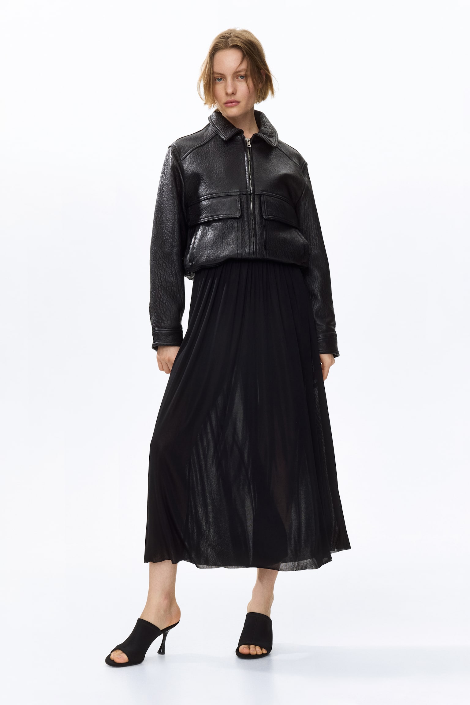 Off-the-shoulder jersey dress - 4