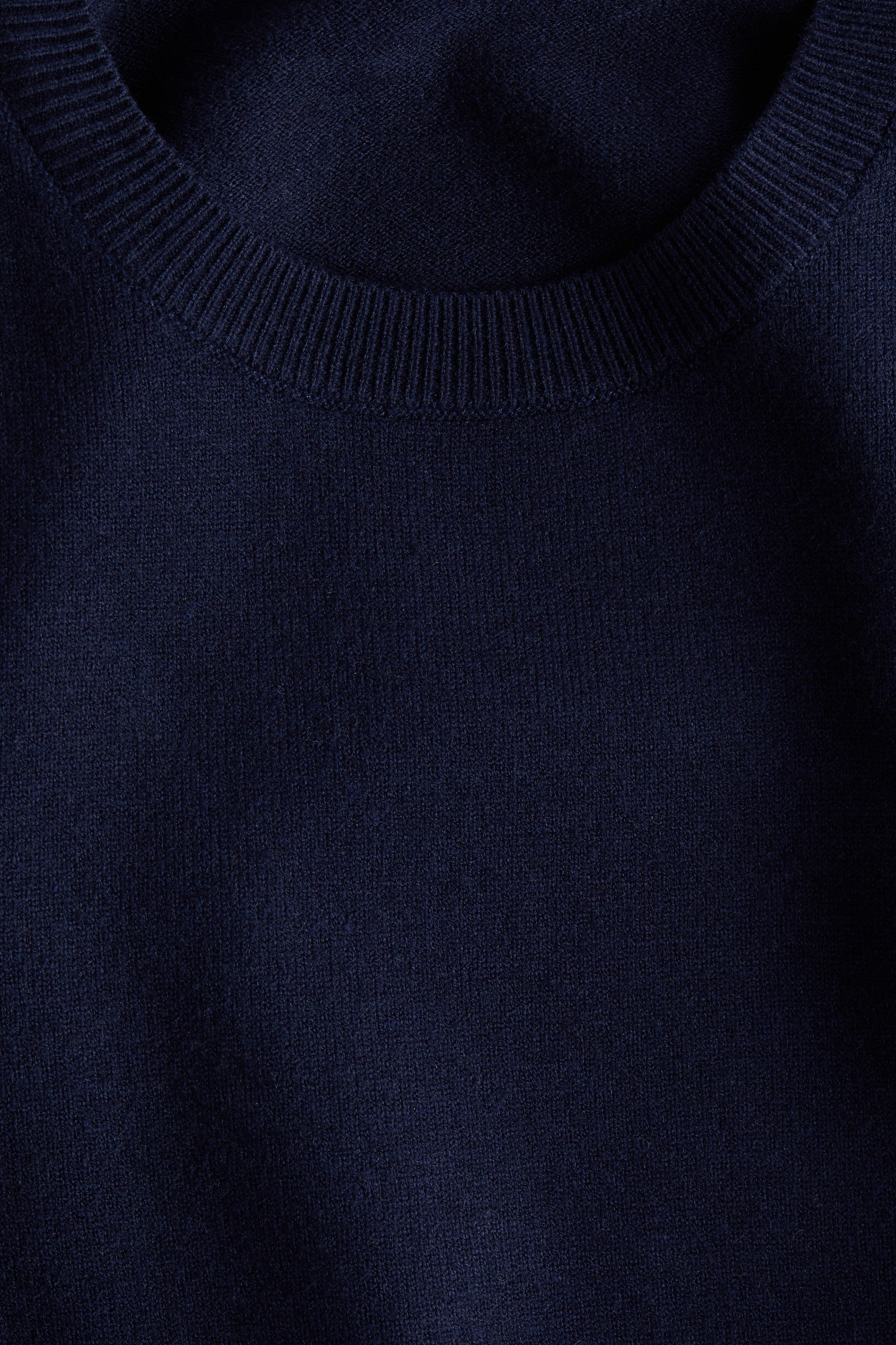 View larger image: Puff-Sleeved Sweater - Navy blue - Ladies | H&M US 2