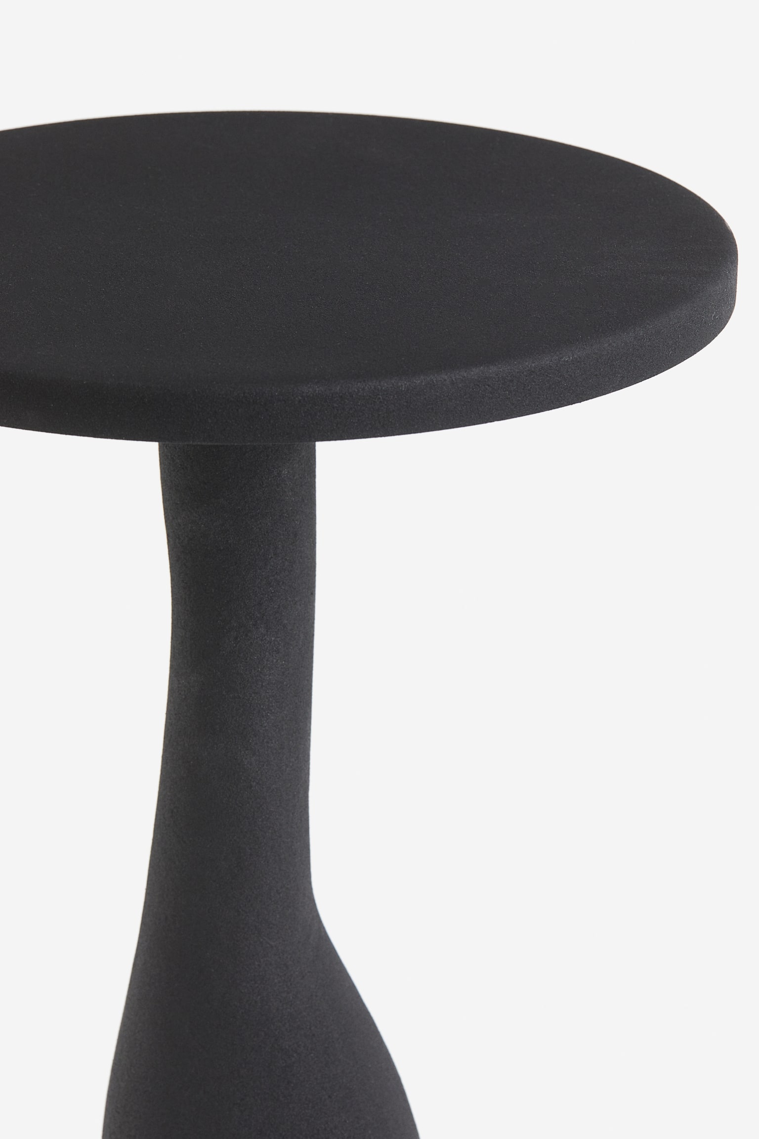 Metal side table - Black/White - 3