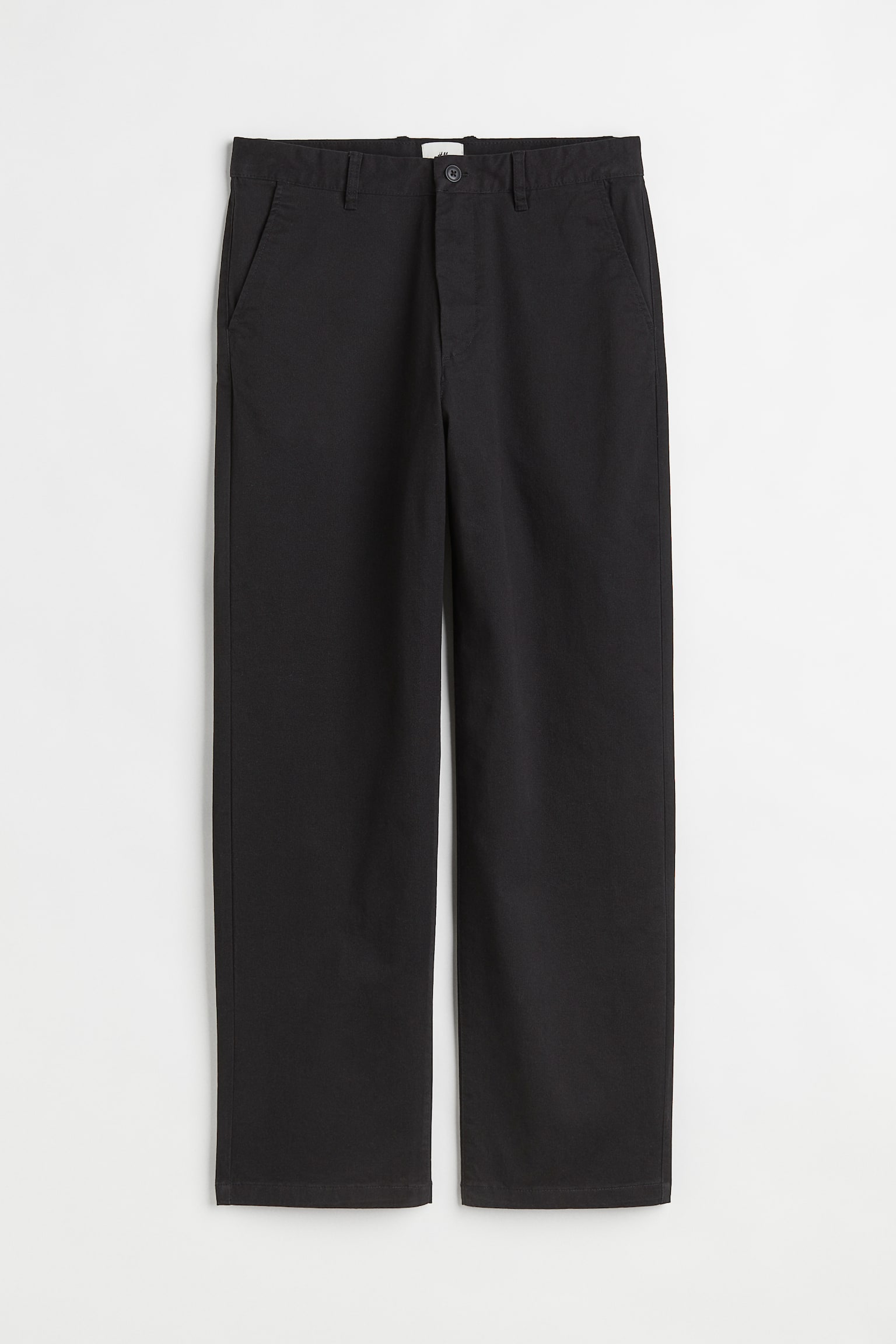 Relaxed Fit Cotton Chinos - Black/Beige/Light green - 1