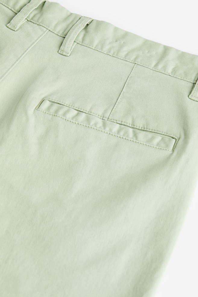 Relaxed Fit Cotton chinos - Light green/Black/Beige - 6