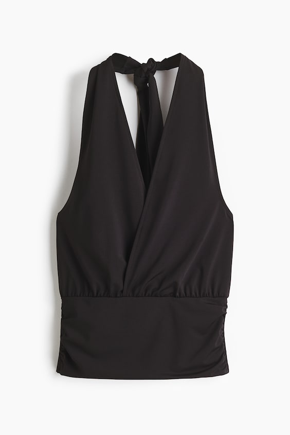 Женские топы H&M Jersey Halterneck Top